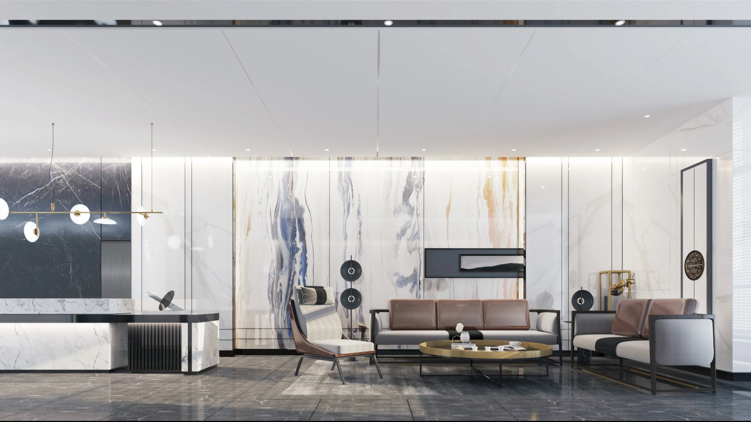 Ambilight 4' x 9' Porcelain Slab | CIERO
