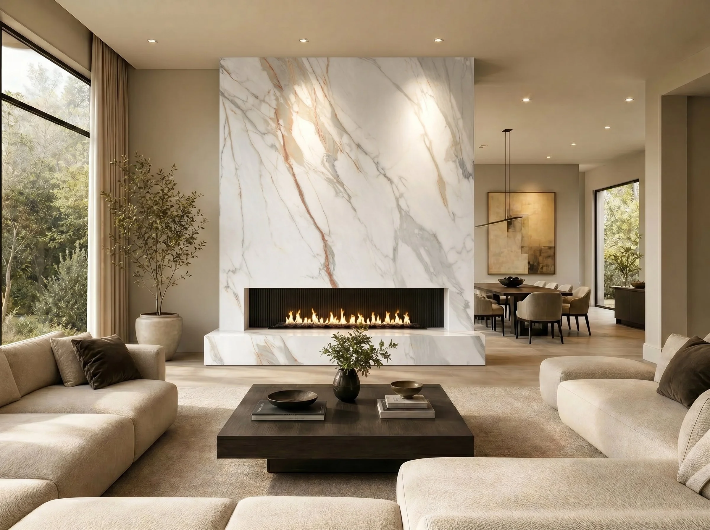 Viola Gold 4' x 9' Porcelain Slab | CIERO