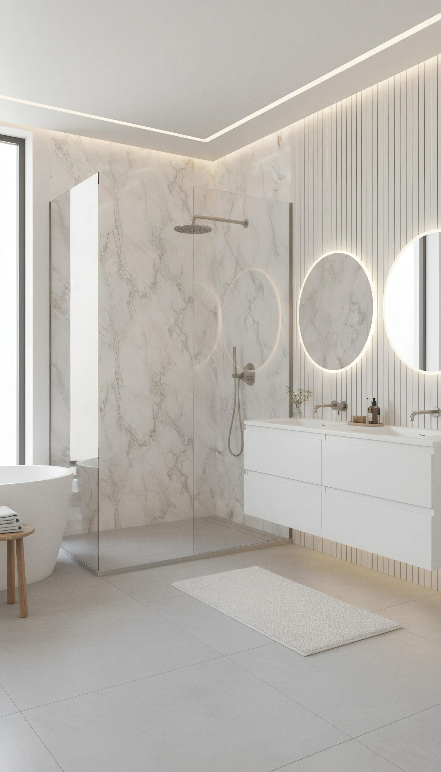 Vienna White 4x9 Porcelain Slab | CIERO