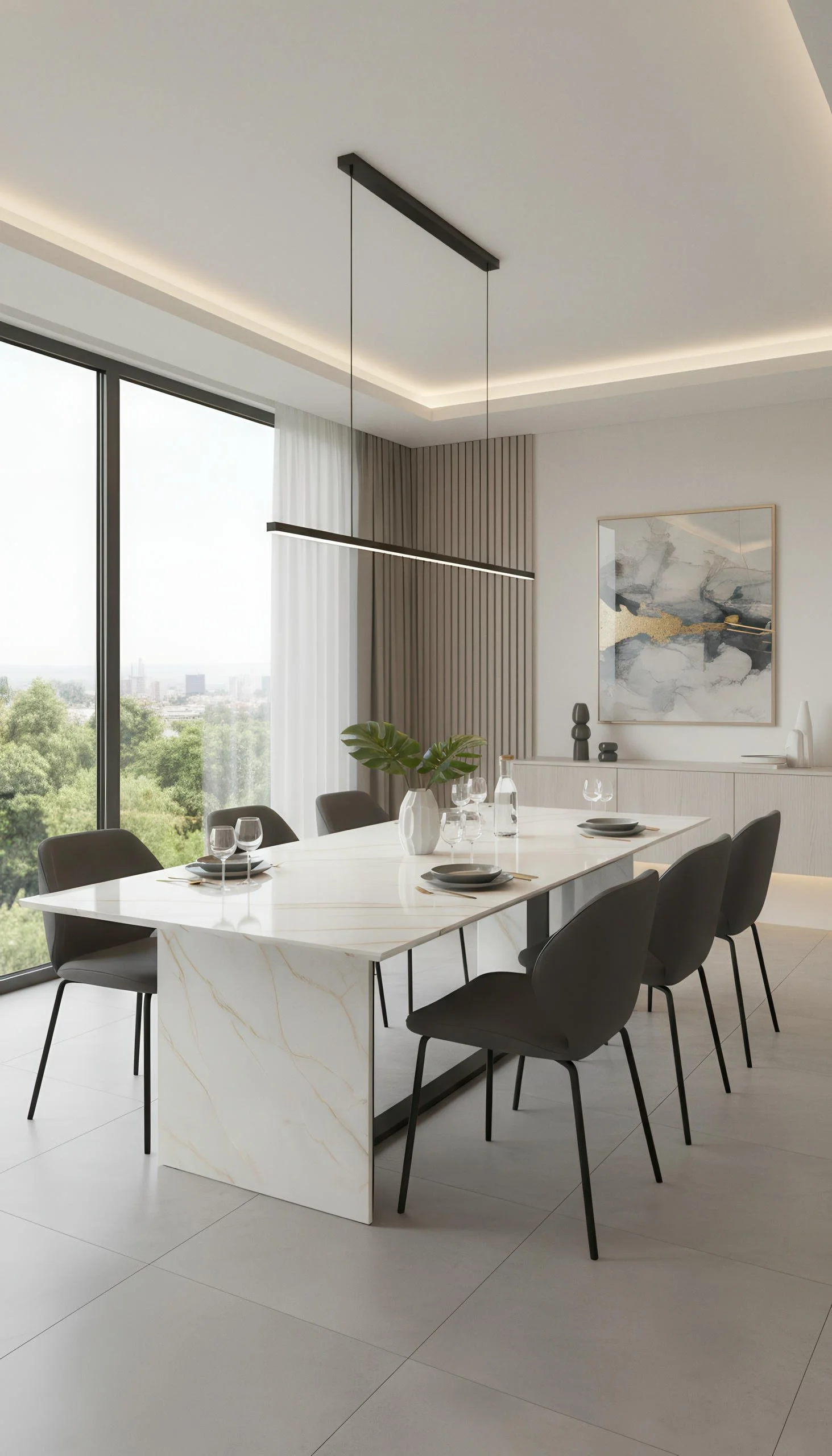 Ice Crystal 4x8 Porcelain Slab | CIERO