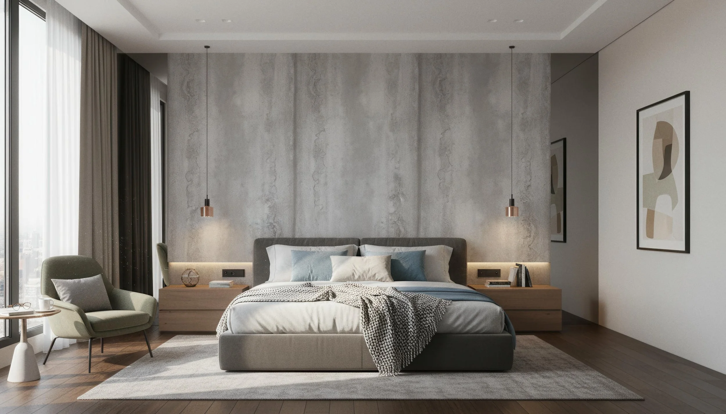 Titanium Silver 5' x 10' Porcelain Slab | CIERO
