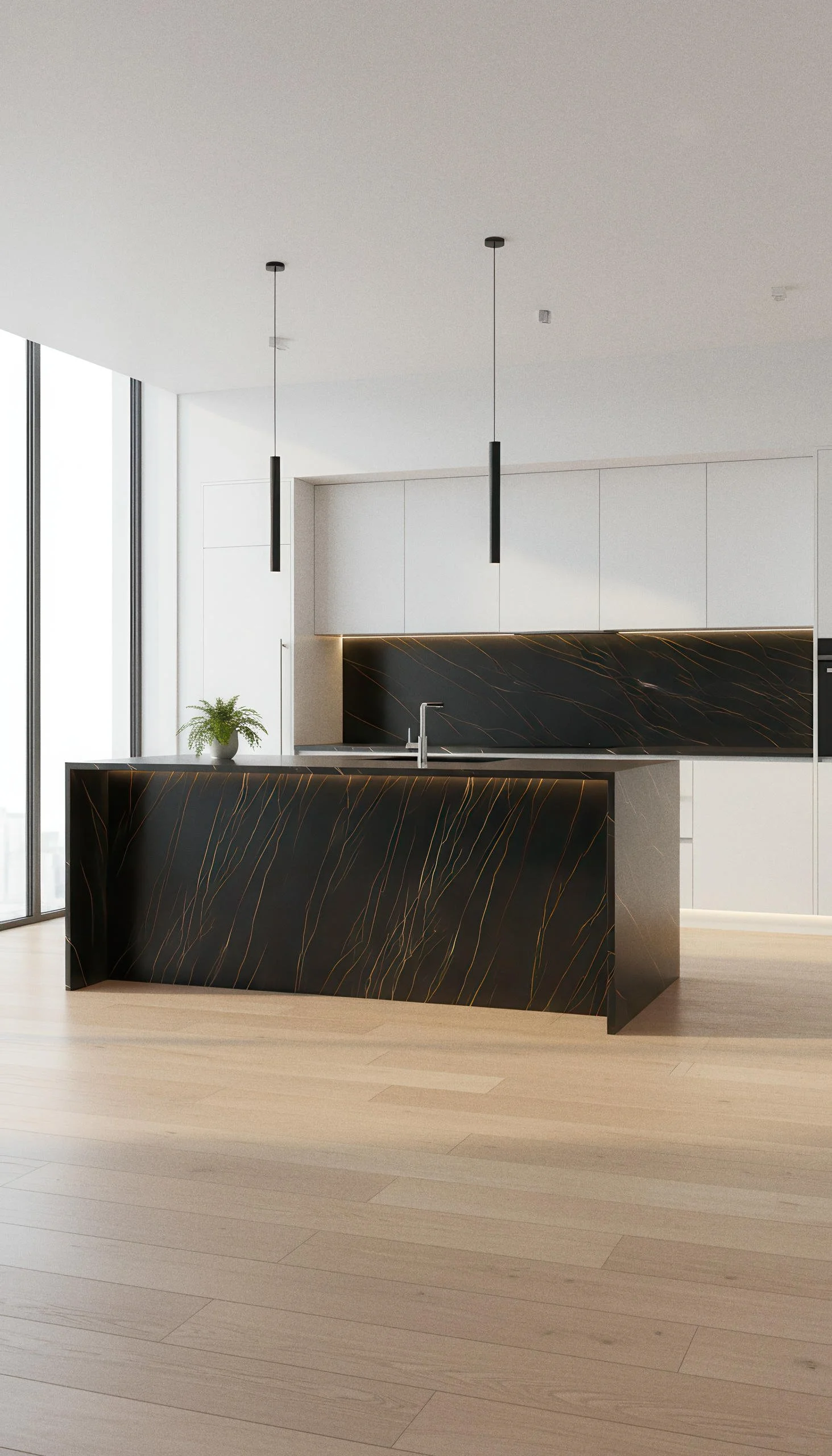 Sahara Noir 5x10 Porcelain Slab | CIERO