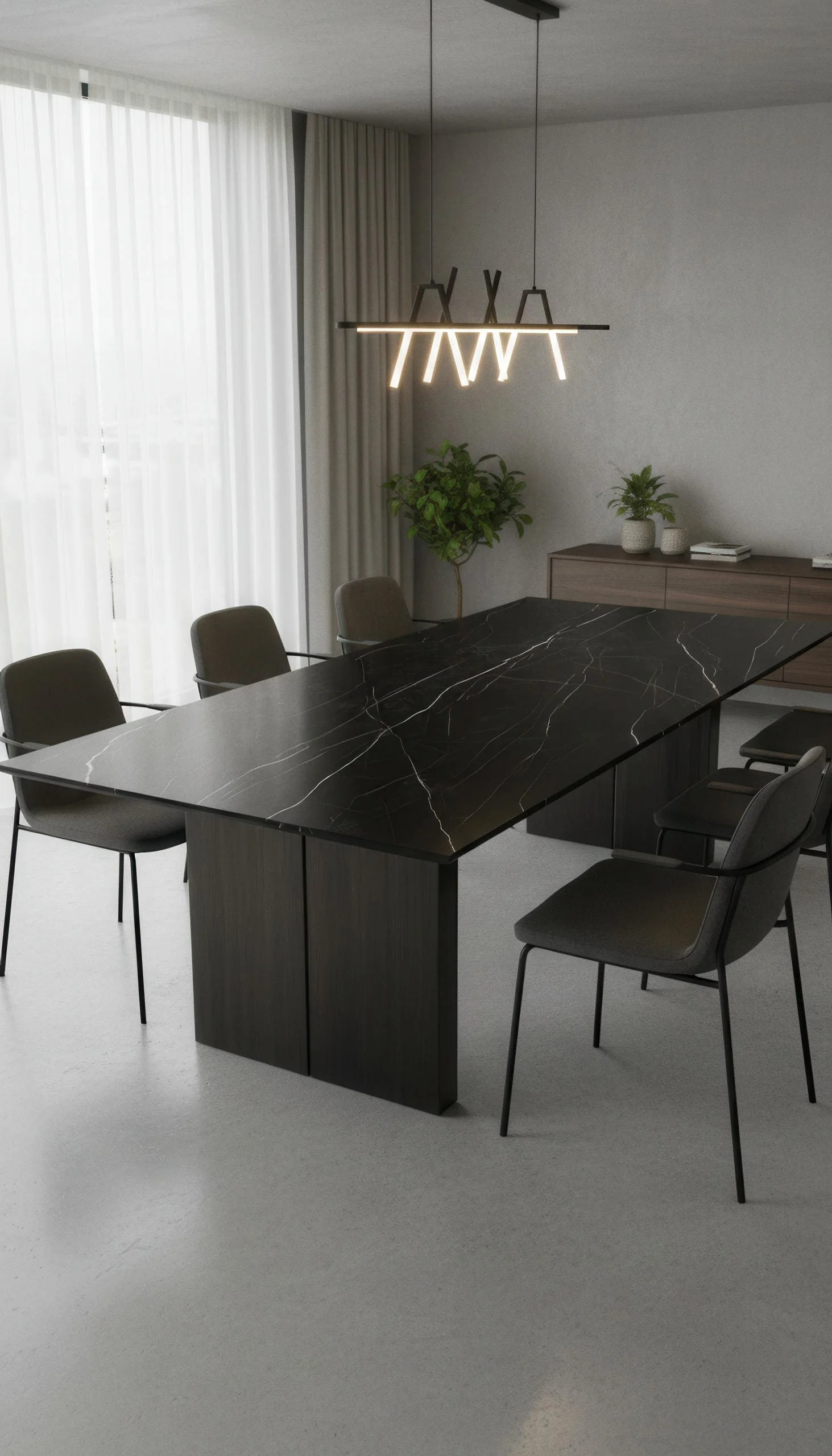 Nero Marquina 5x10 Porcelain Slab | CIERO INC