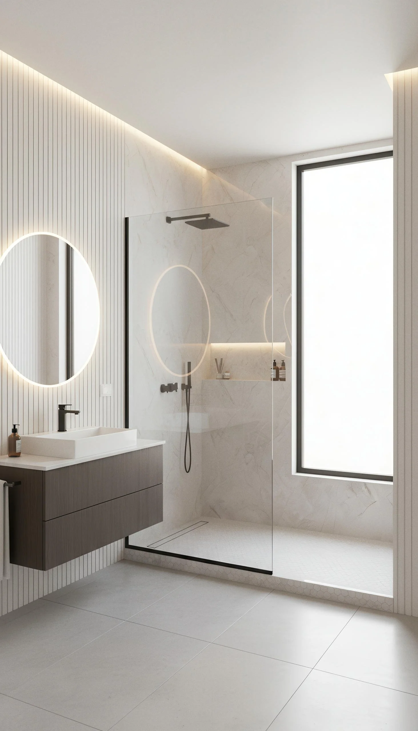 Glacier Crystal 4x10 Porcelain Slab | CIERO