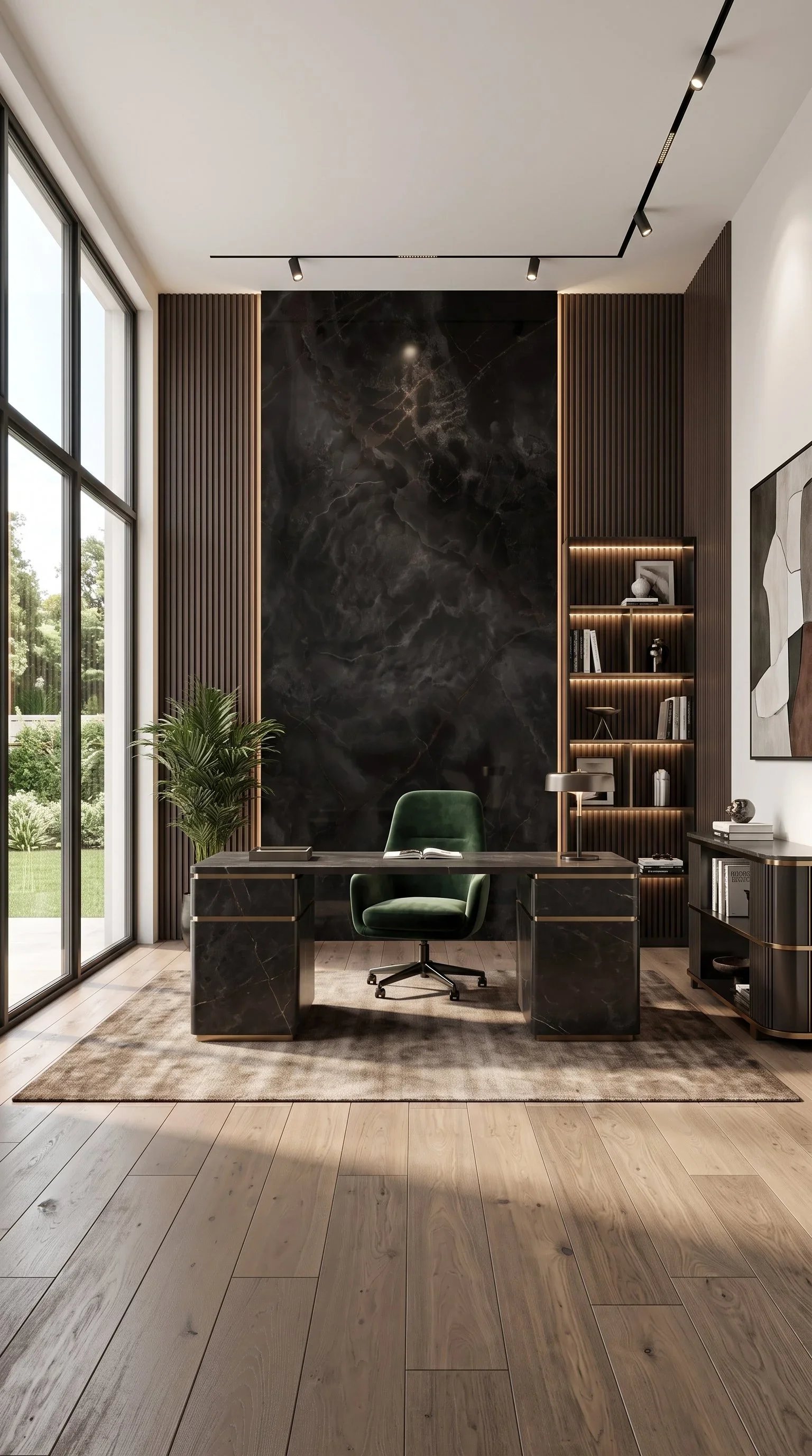 Onyx Noir 4' x 10' Porcelain Slab | CIERO