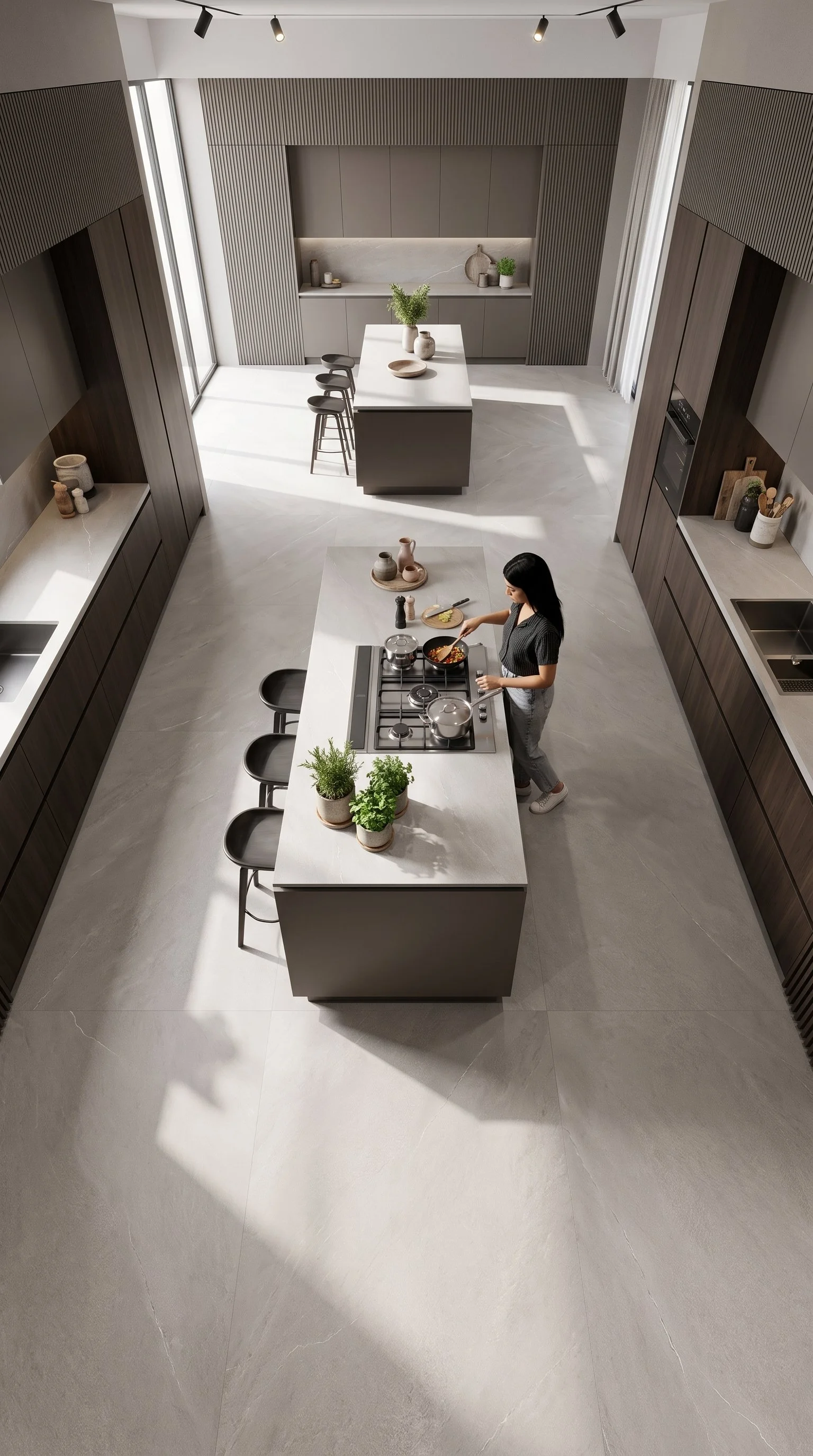 Limestone 4' x 9' Porcelain Slab | CIERO