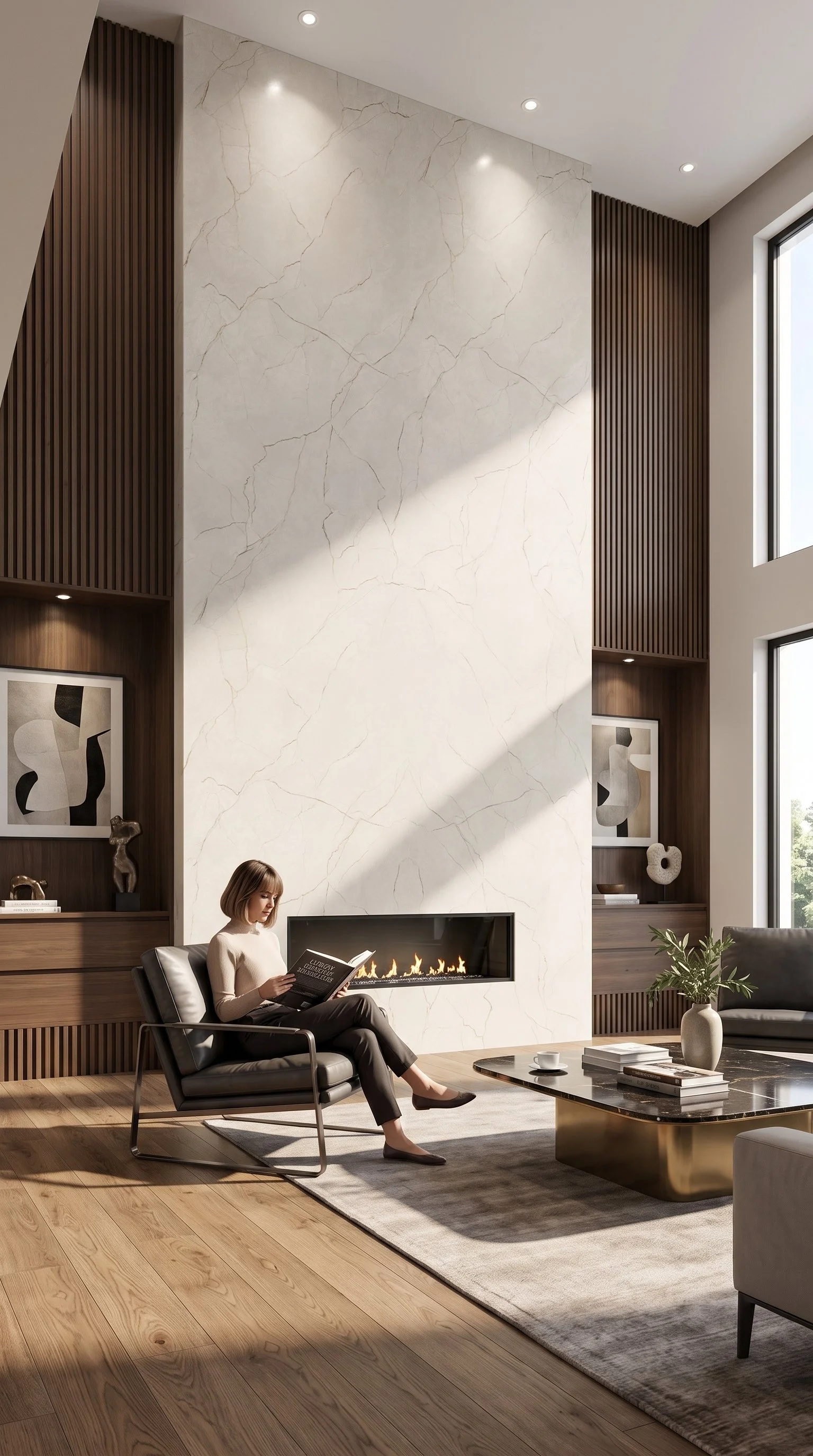 Lighting Beige 5' x 10' Porcelain Slab | CIERO