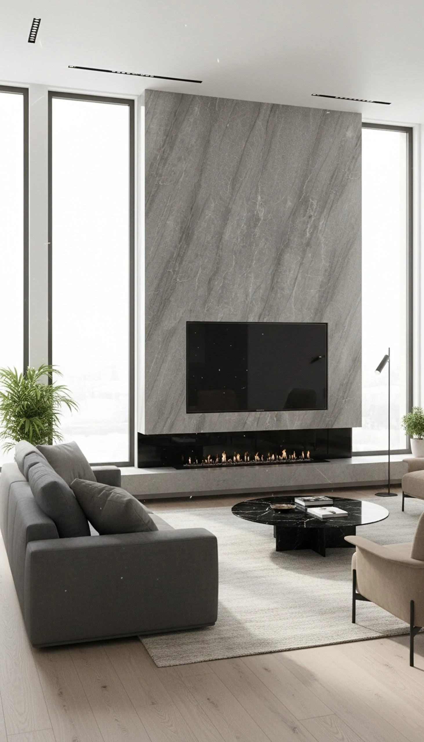 Calacatta Storm 4x10 Porcelain Slabs | CIERO