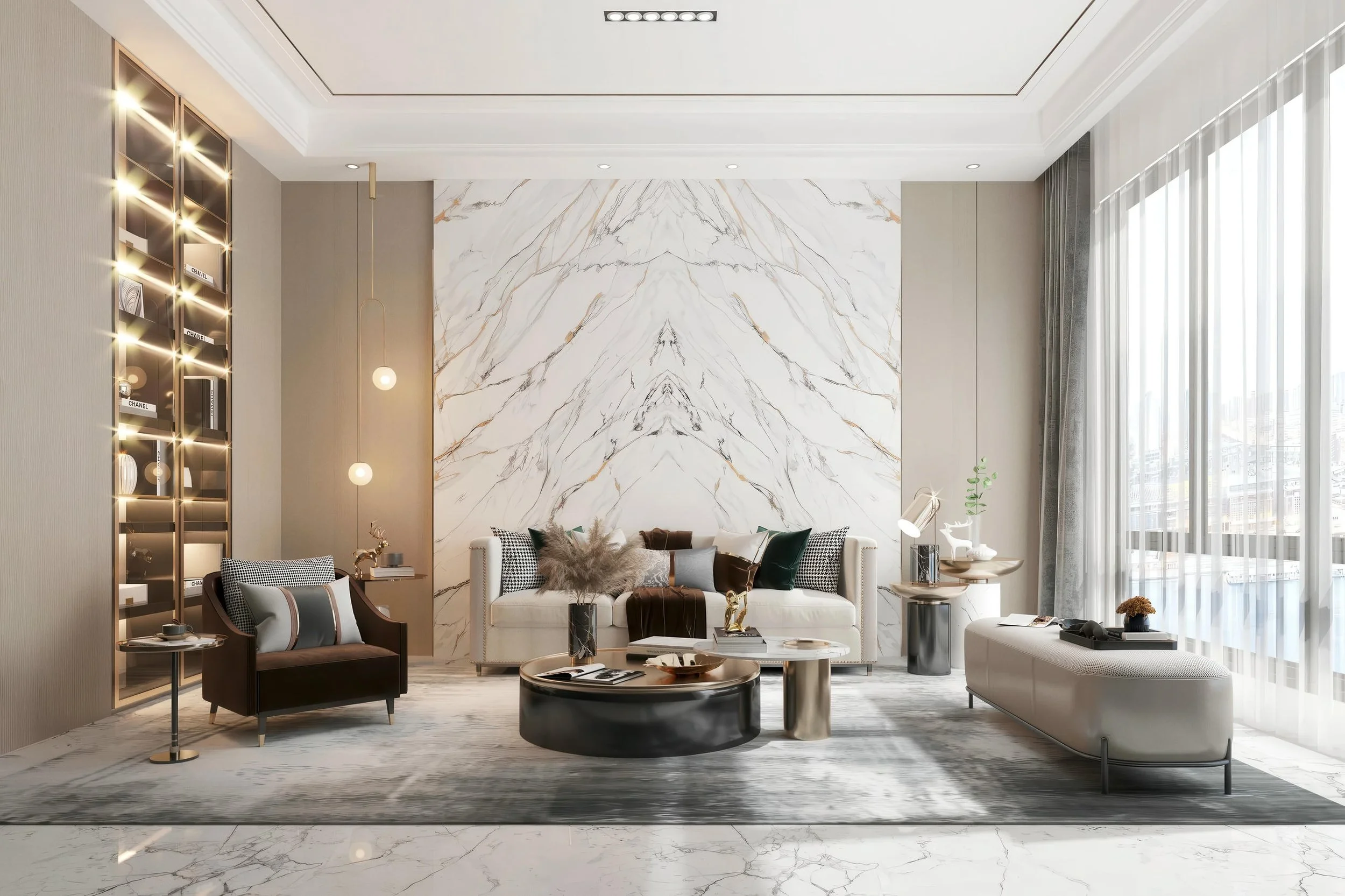 Gilt Year 4' x 9' Porcelain Slab | CIERO