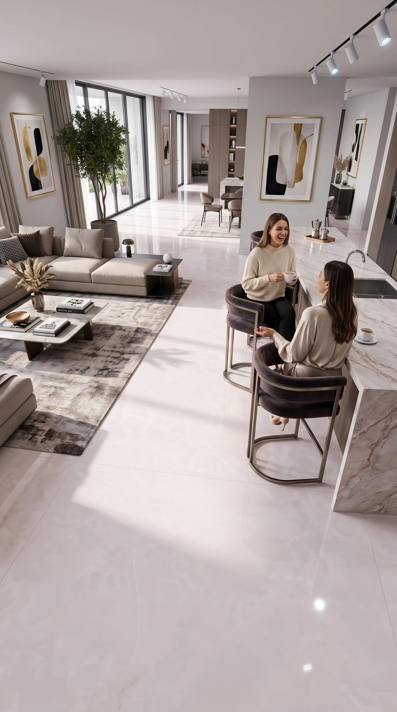 Glacier 5' x 10' Porcelain Slab | CIERO
