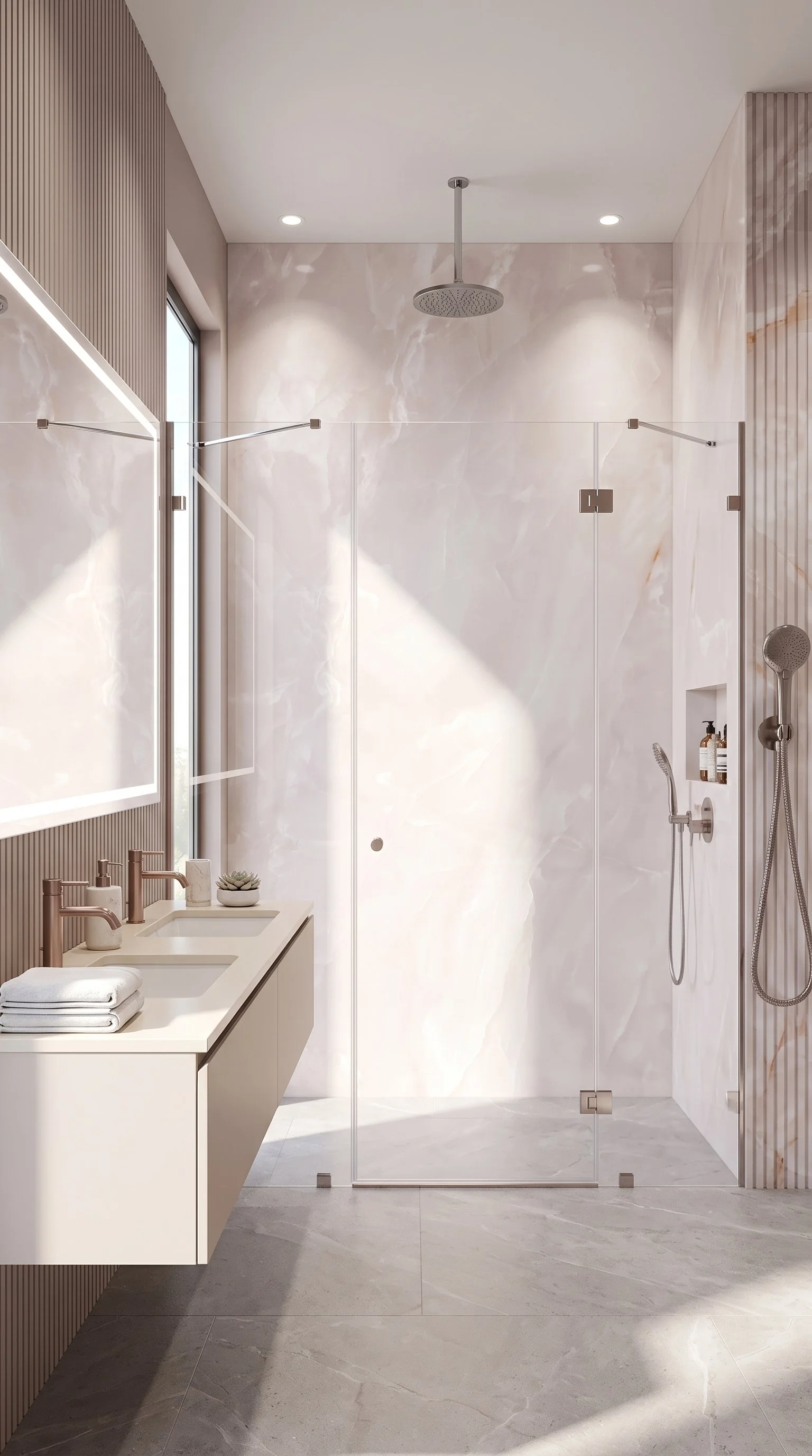 Onyx Pink 4' x 10' Porcelain Slab | CIERO