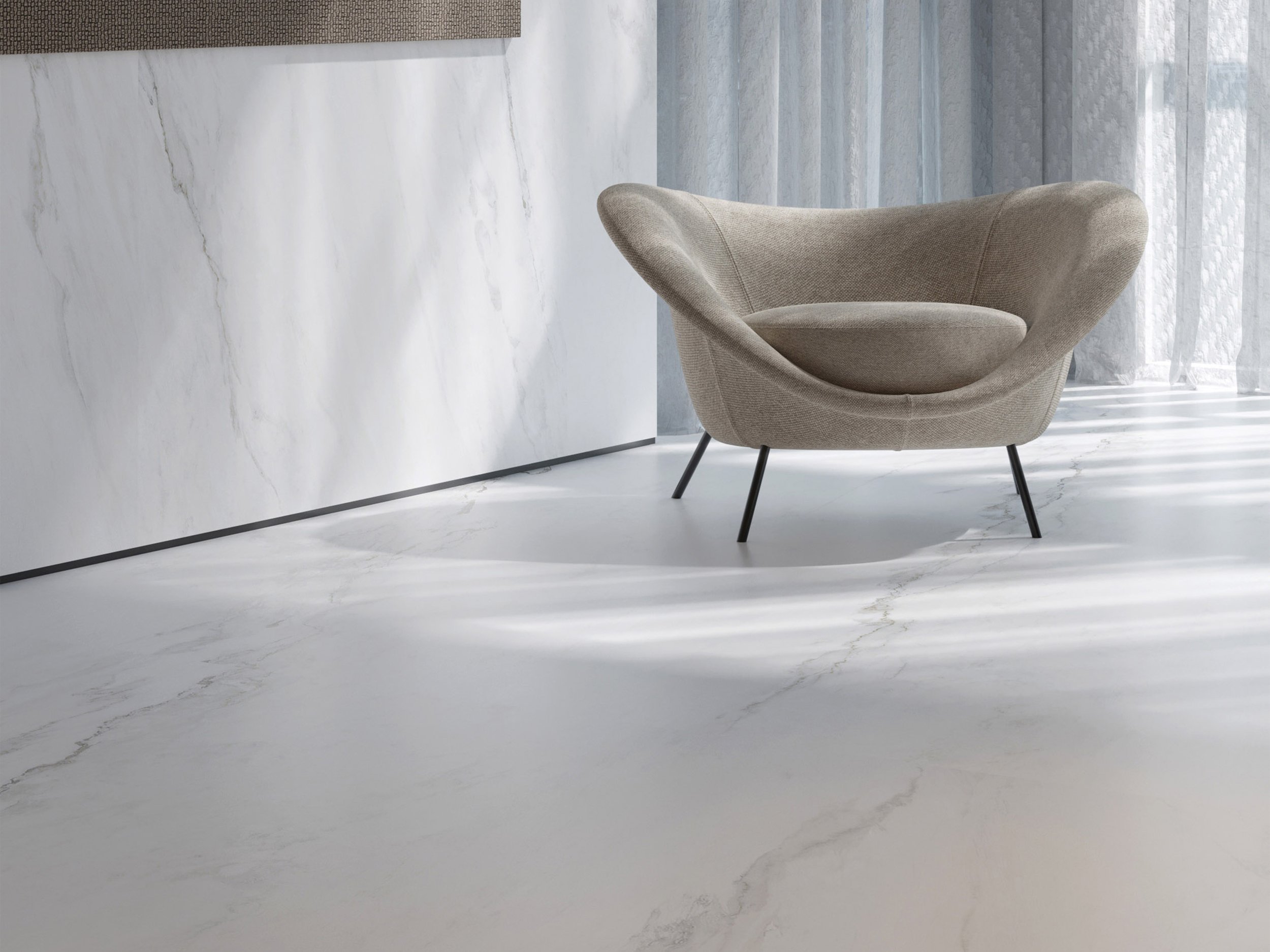 Calacatta Carina 4' x 9' Porcelain Slab | CIERO