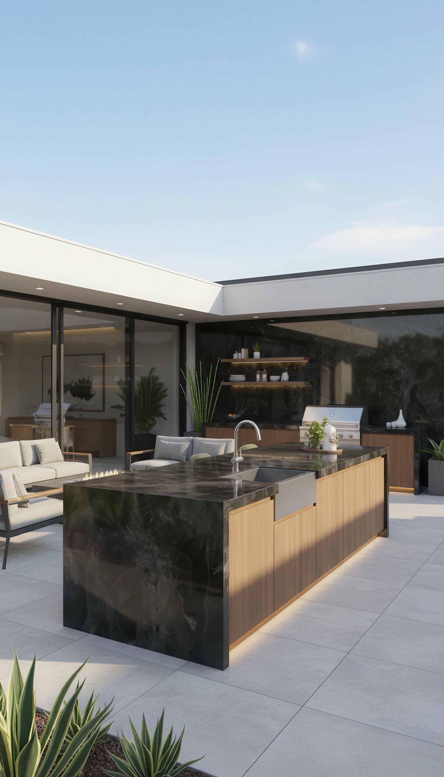 Onyx Noir 4x10 Porcelain Slab | CIERO