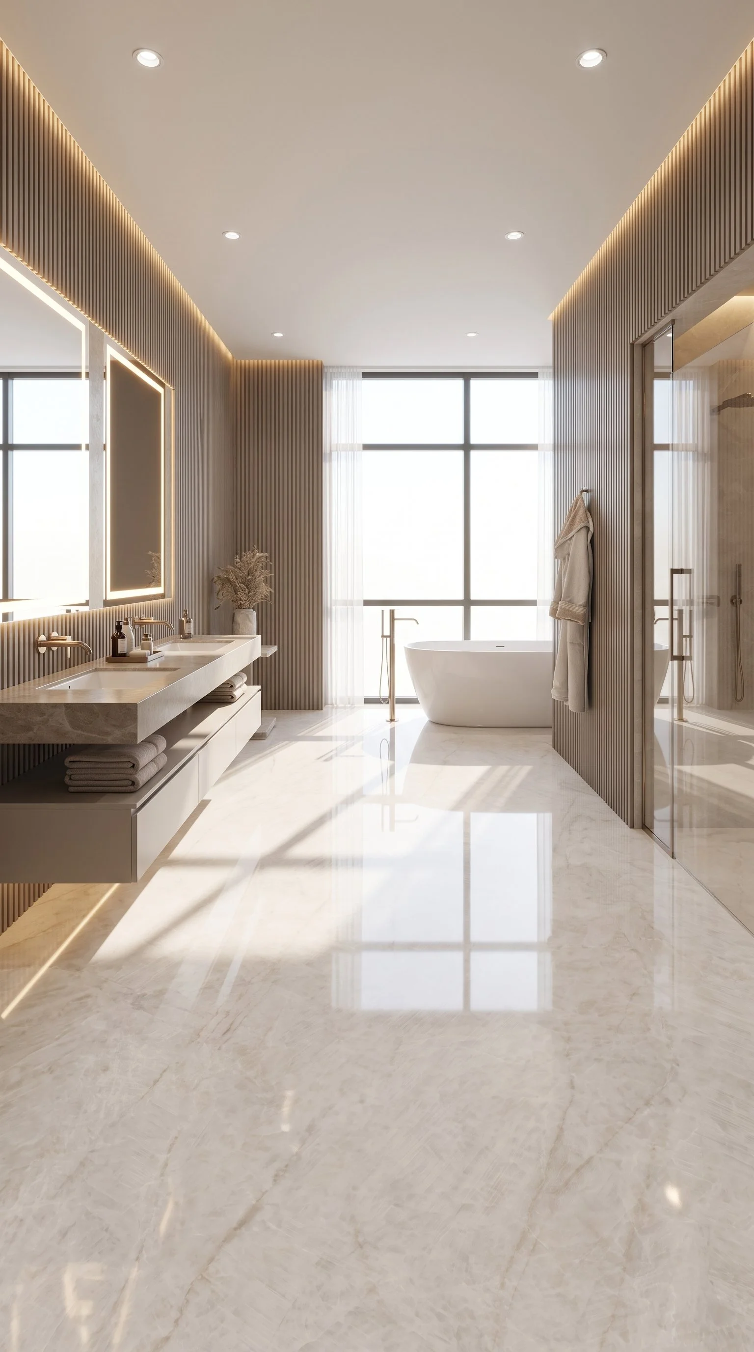 Glacier Crystal 4' x 10' Porcelain Slab | CIERO