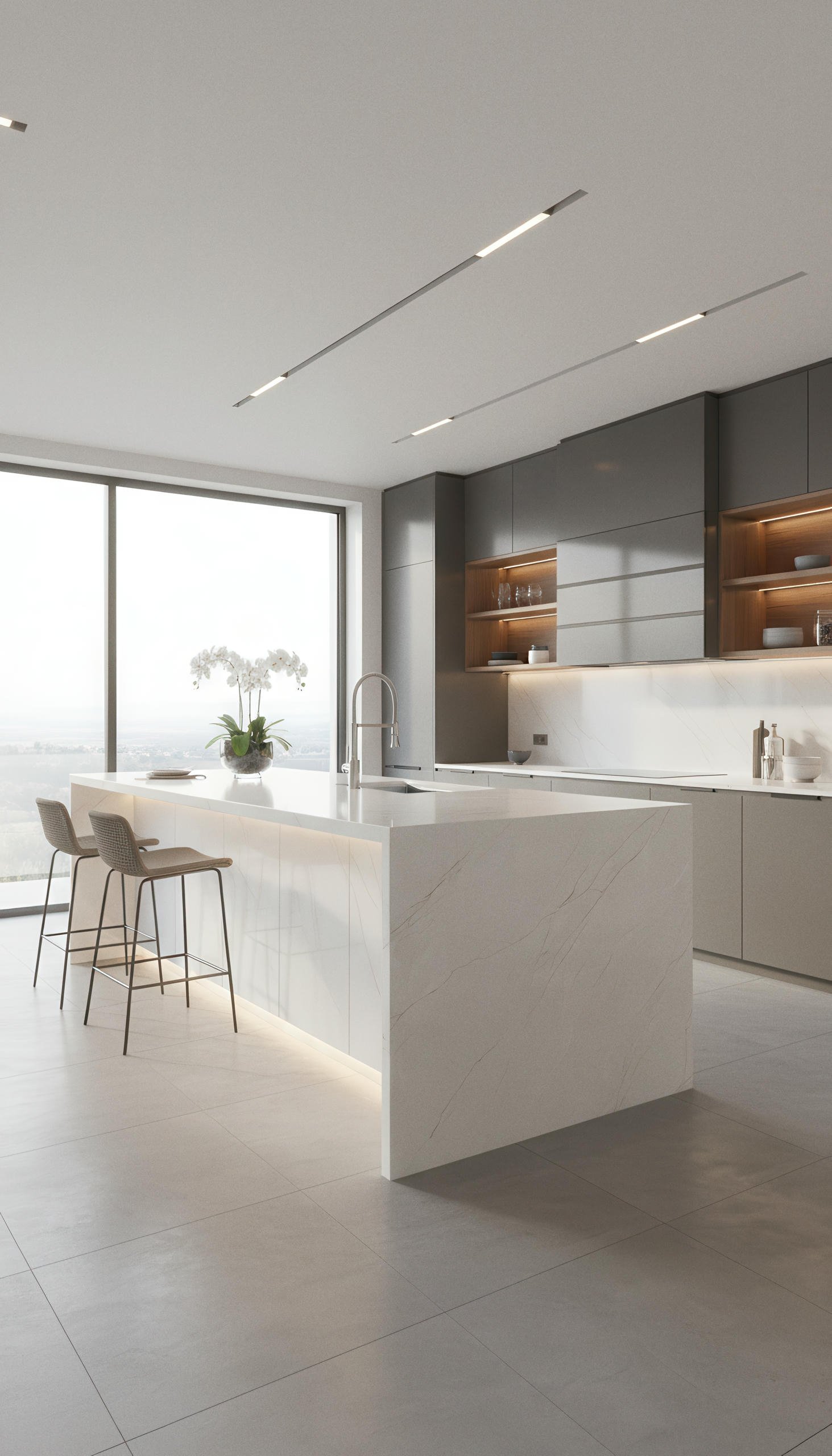 White Jade 4x9 Porcelain Slab | CIERO INC