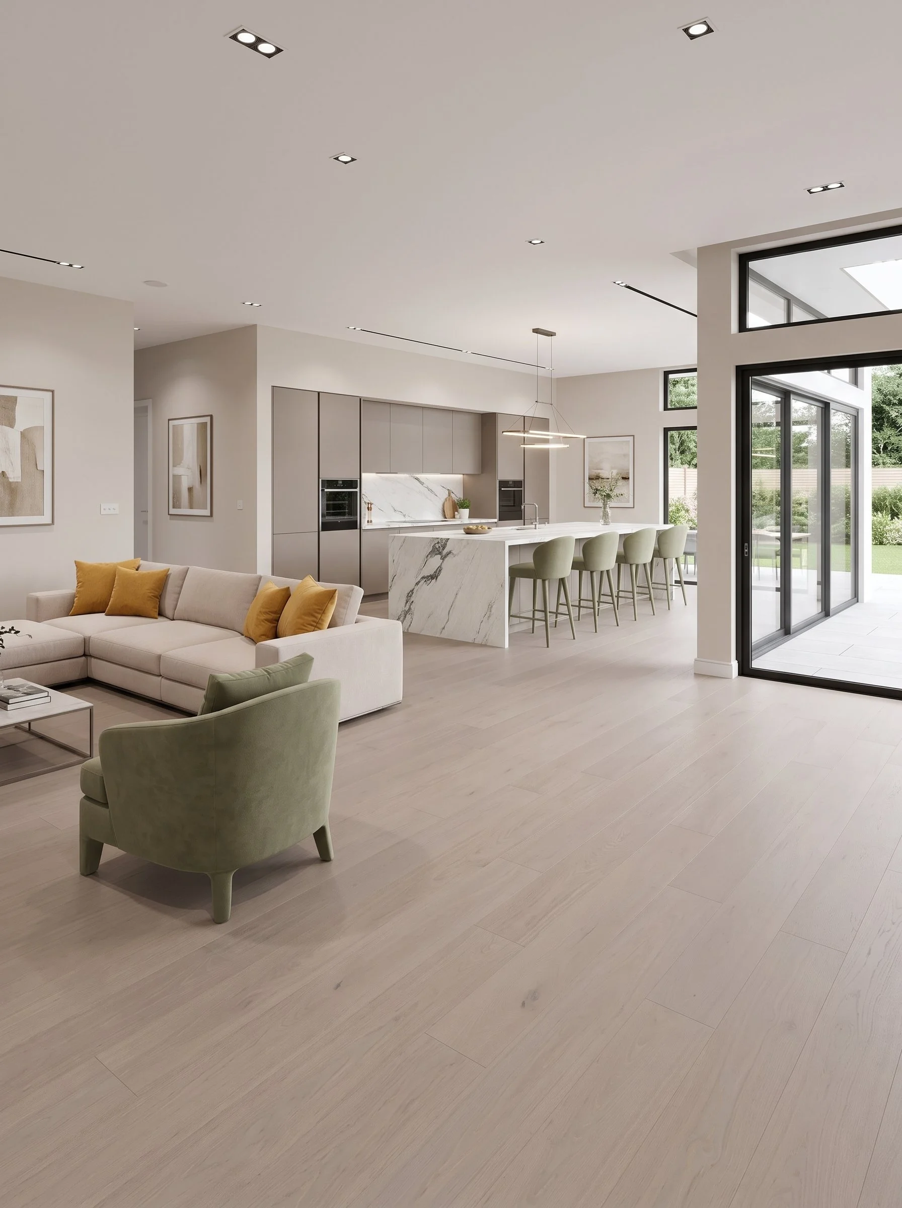 Frost White Engineered Hardwood | CIERO x VIDAR