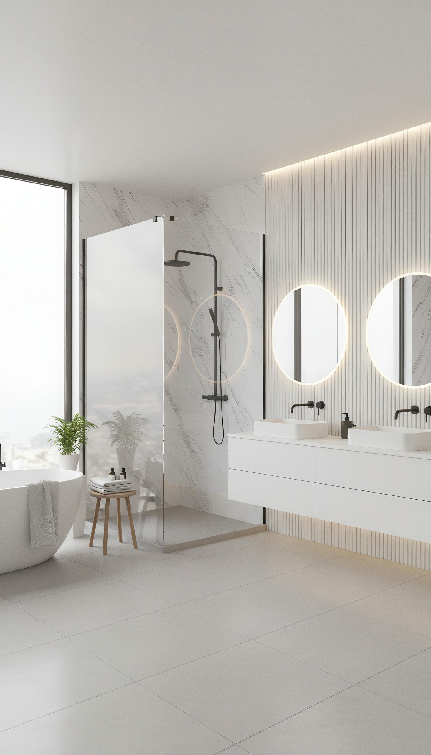 Alaska White 4x9 Porcelain Slab | CIERO