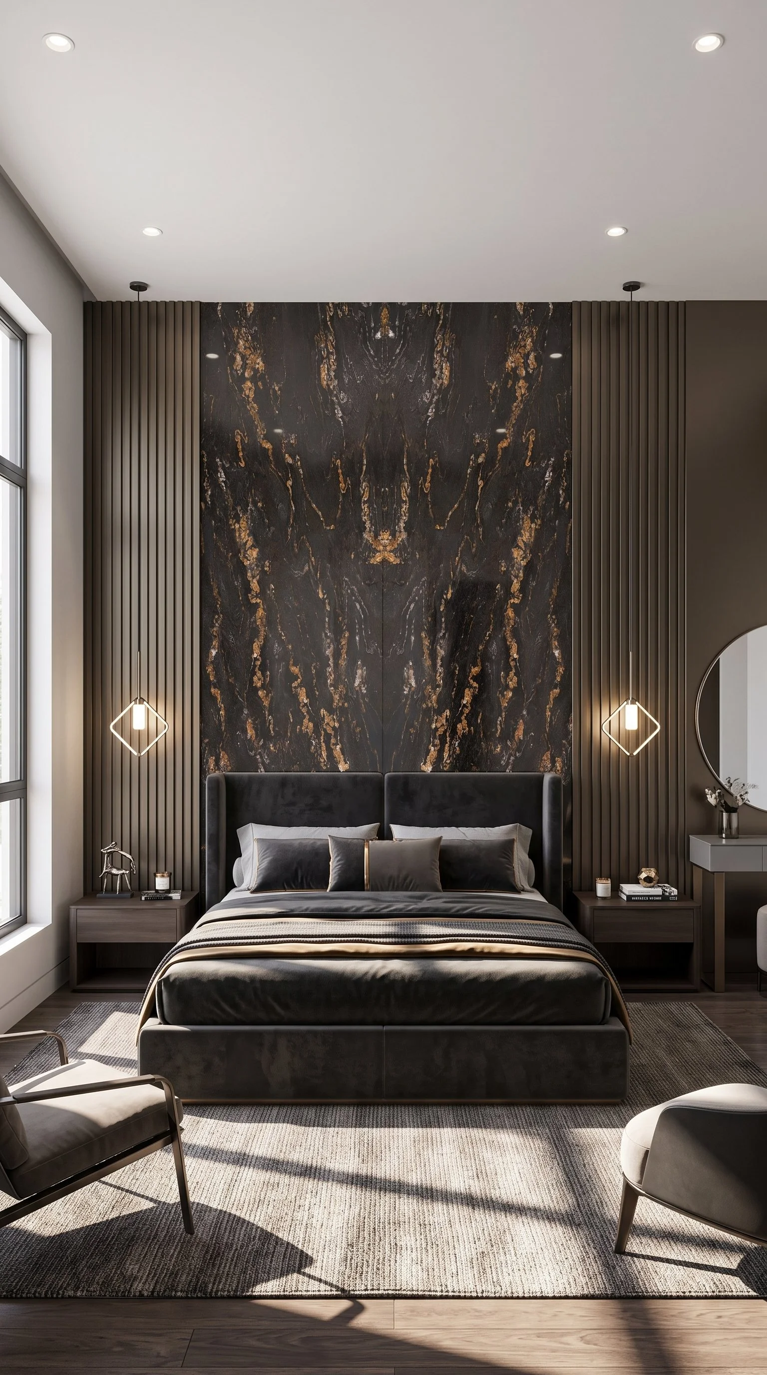 Gold Damasgato 5' x 10' Porcelain Slab | CIERO