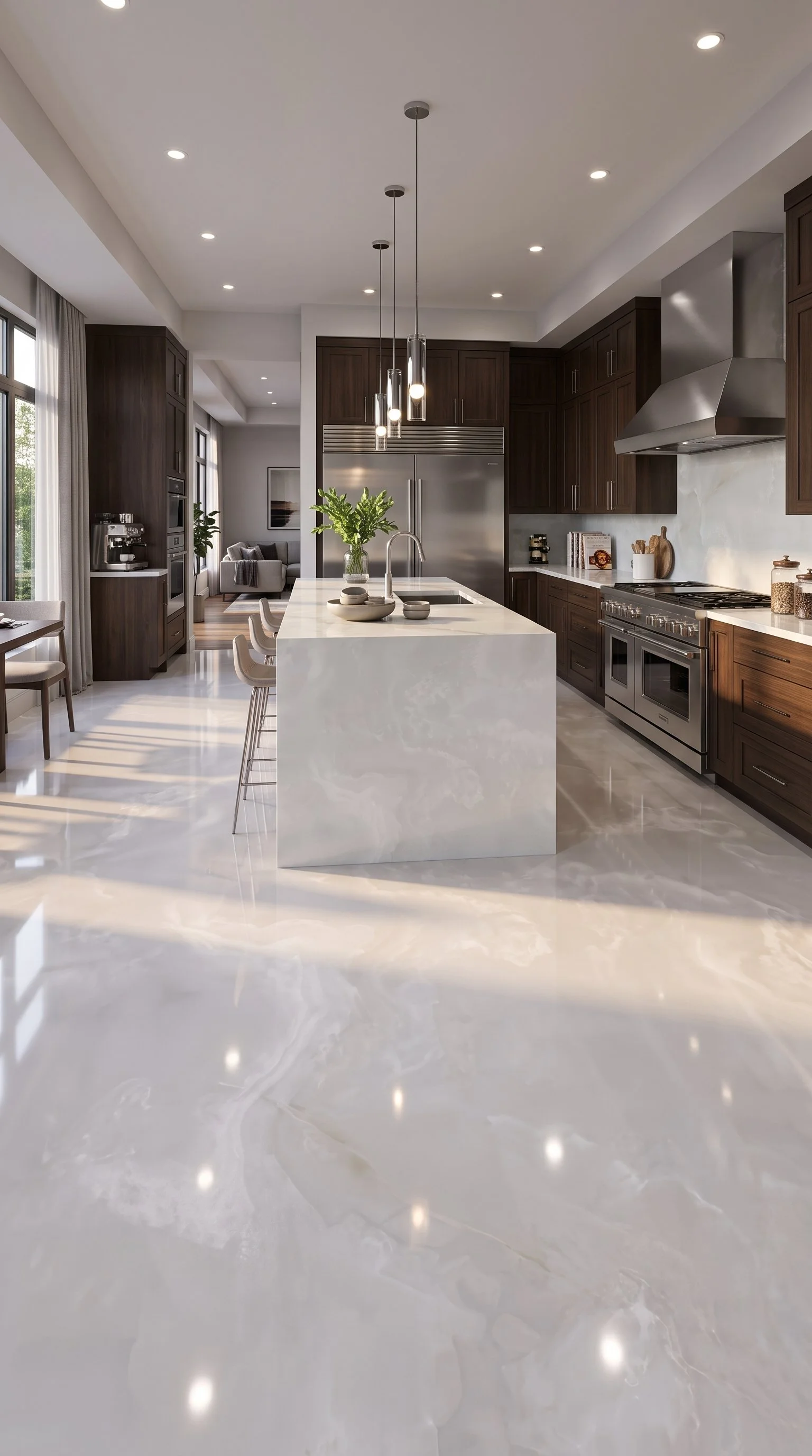 Onyx White 4' x 8' Porcelain Slab | CIERO