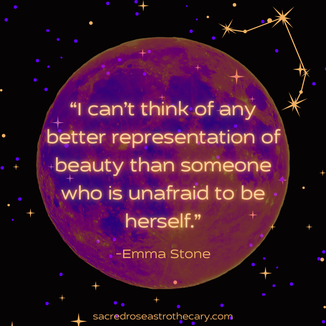 Emma Stone quote to inspire you "I can't think of any better representation of beauty than someone who is unafraid to be herself."