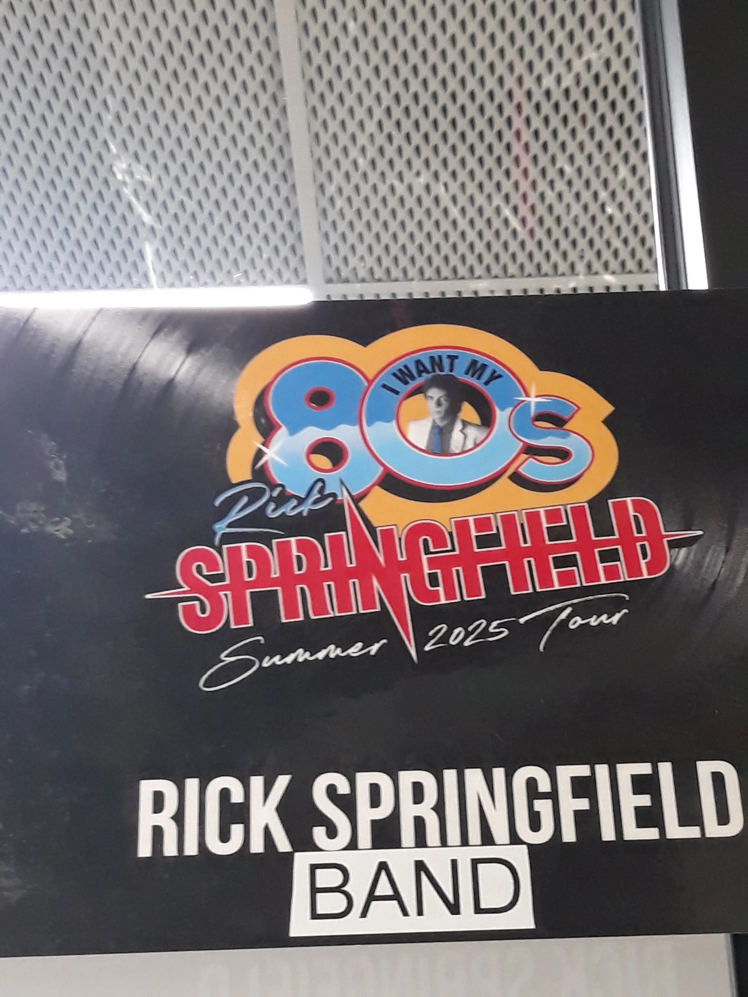 Rick Springfield live event production.
