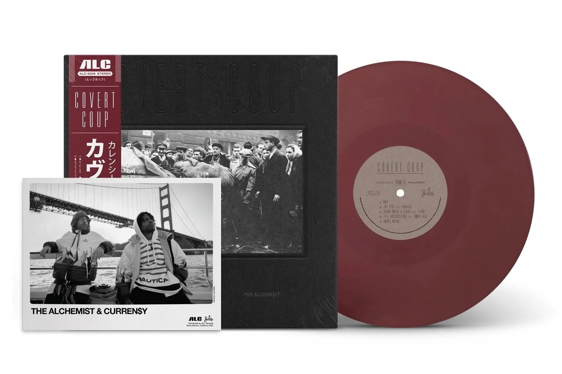 Curren$y & Alchemist ‎– Covert Coup LPPJB フィルジョーンズベース