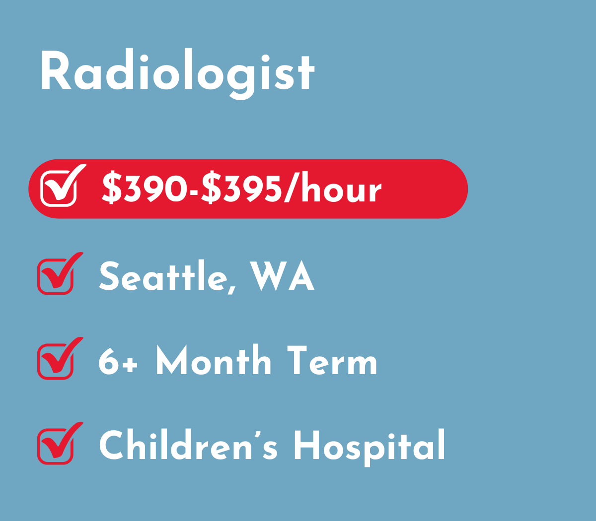 Radiologist | Seattle, WA
