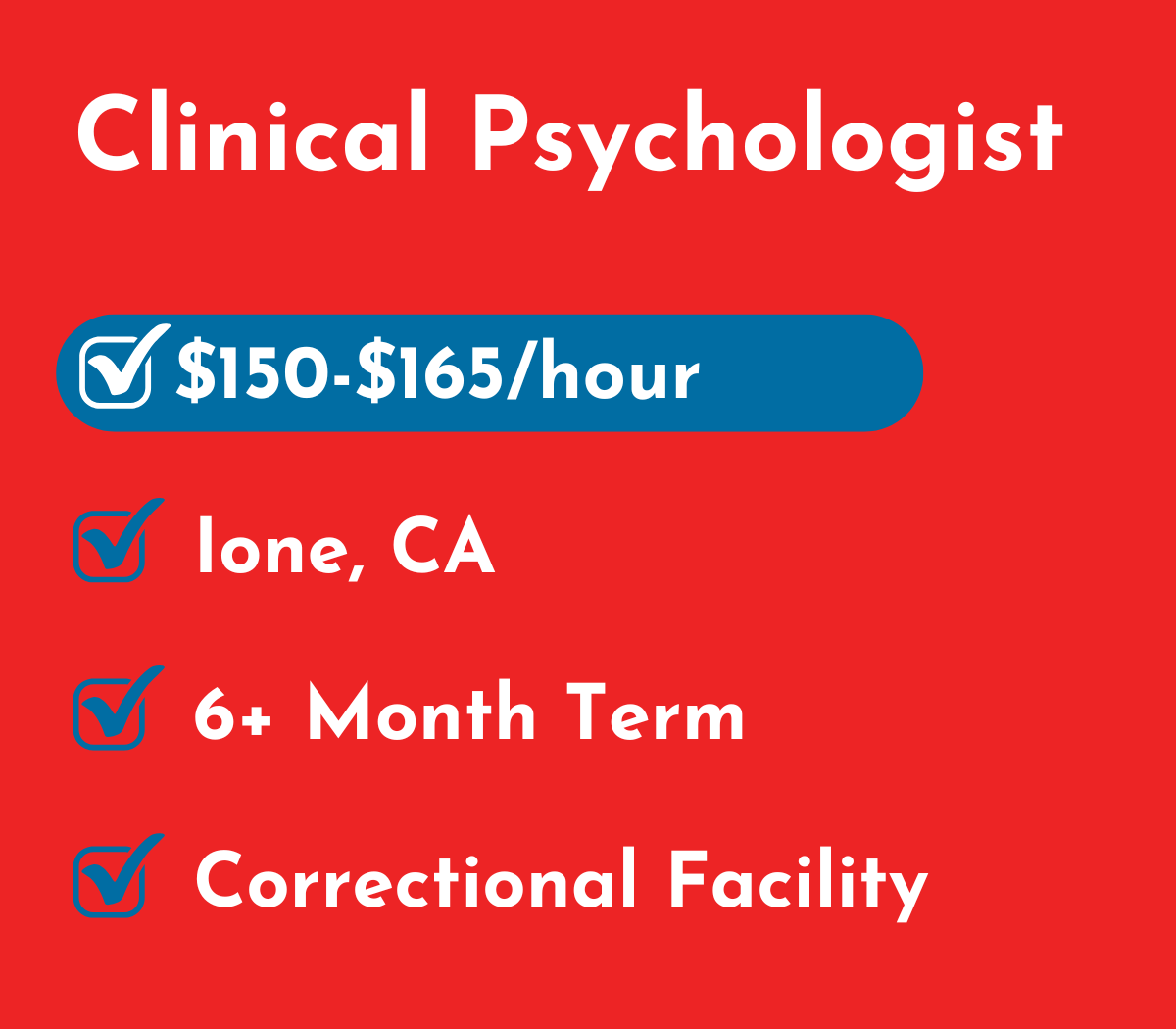 Clinical Psychologist | Ione, CA