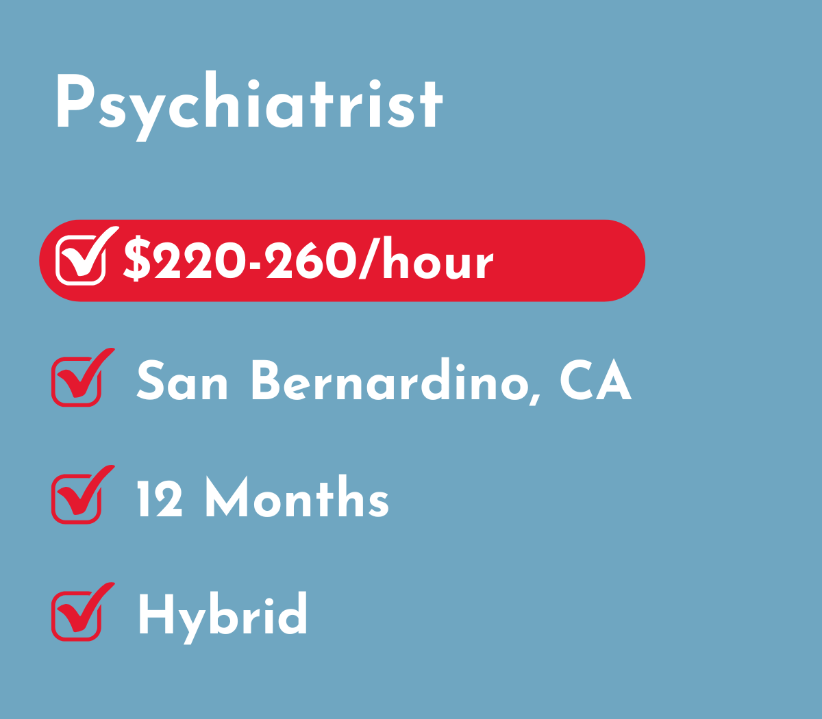 Psychiatrist | San Bernardino, CA