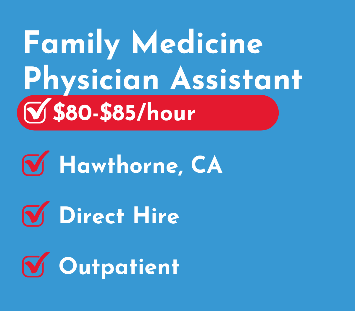 Family Medicine Physician Assistant (PA) | Hawthorne, CA