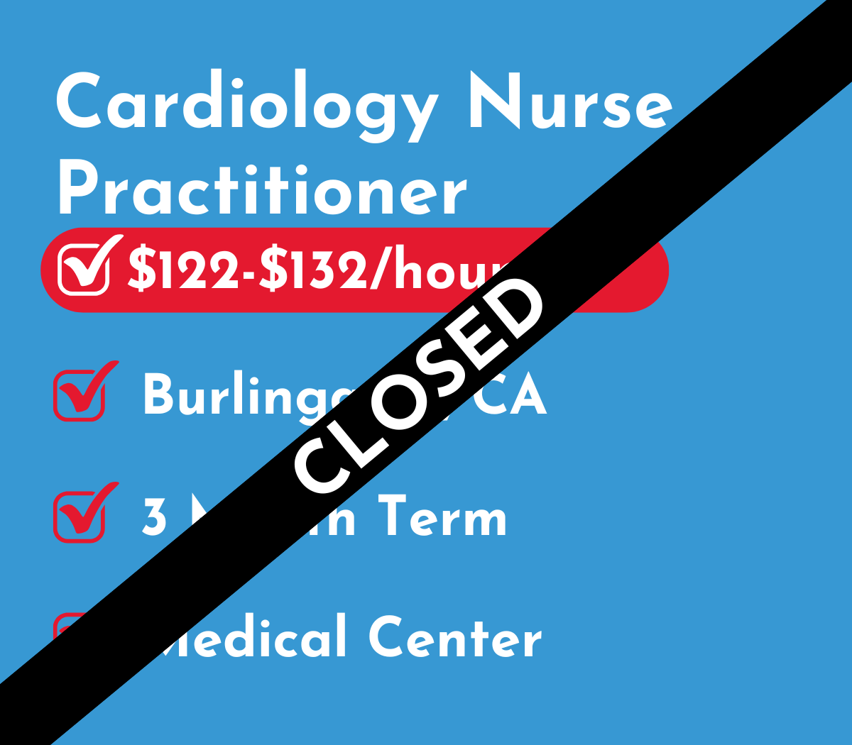 Cardiology Nurse Practitioner (NP) | Burlingame, CA
