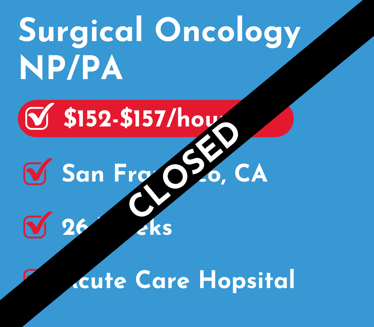 Surgical Oncology (NP/PA) | San Francisco, CA