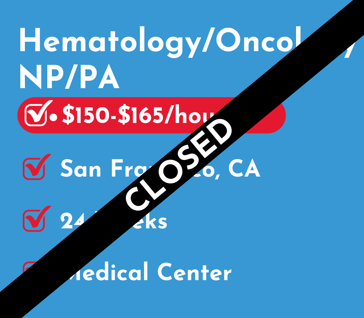 Hematology/Oncology Physician Assistant or Nurse Practitioner (NP/PA) | San Francisco, CA