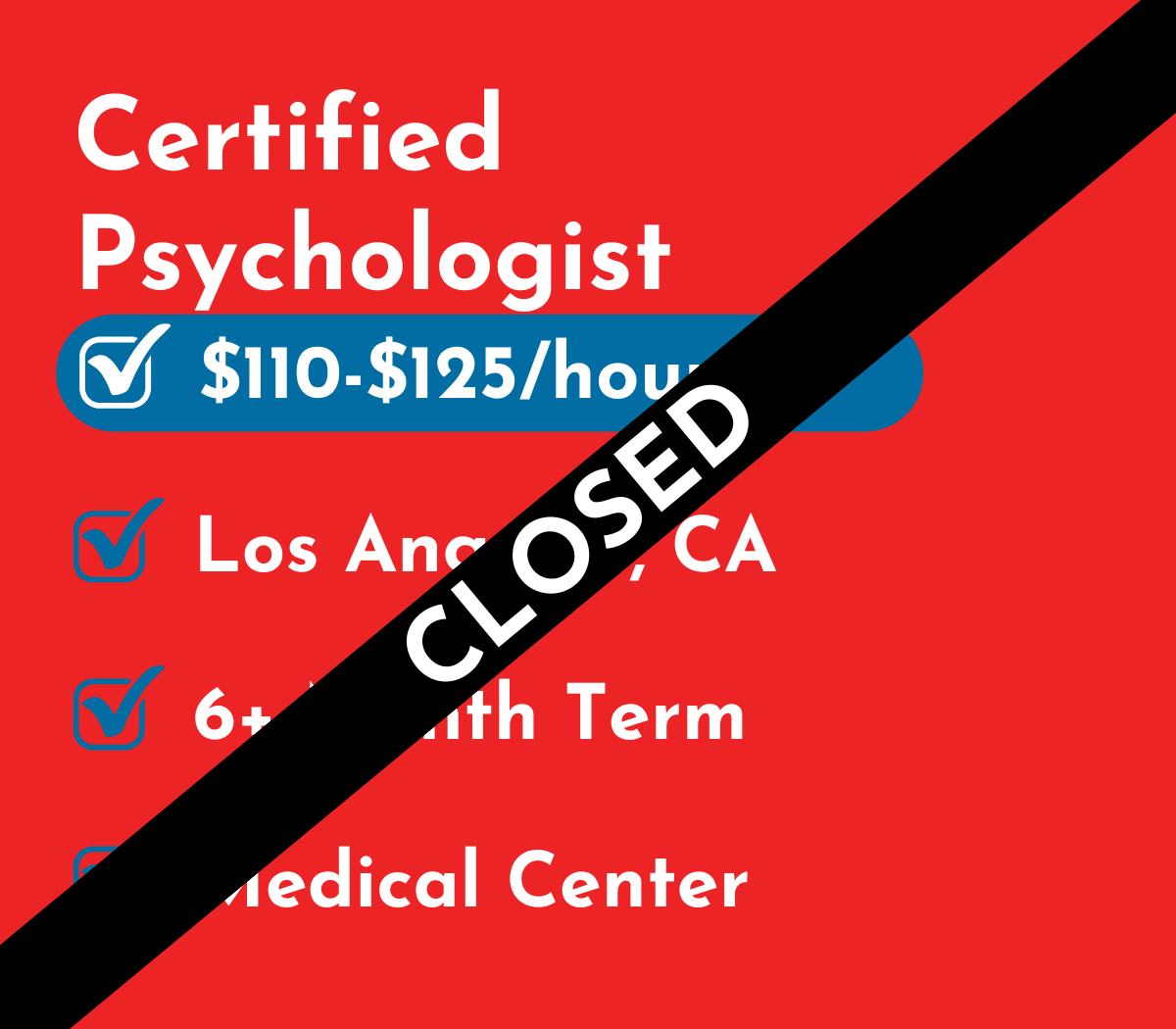 Certified Psychologist | Los Angeles, CA