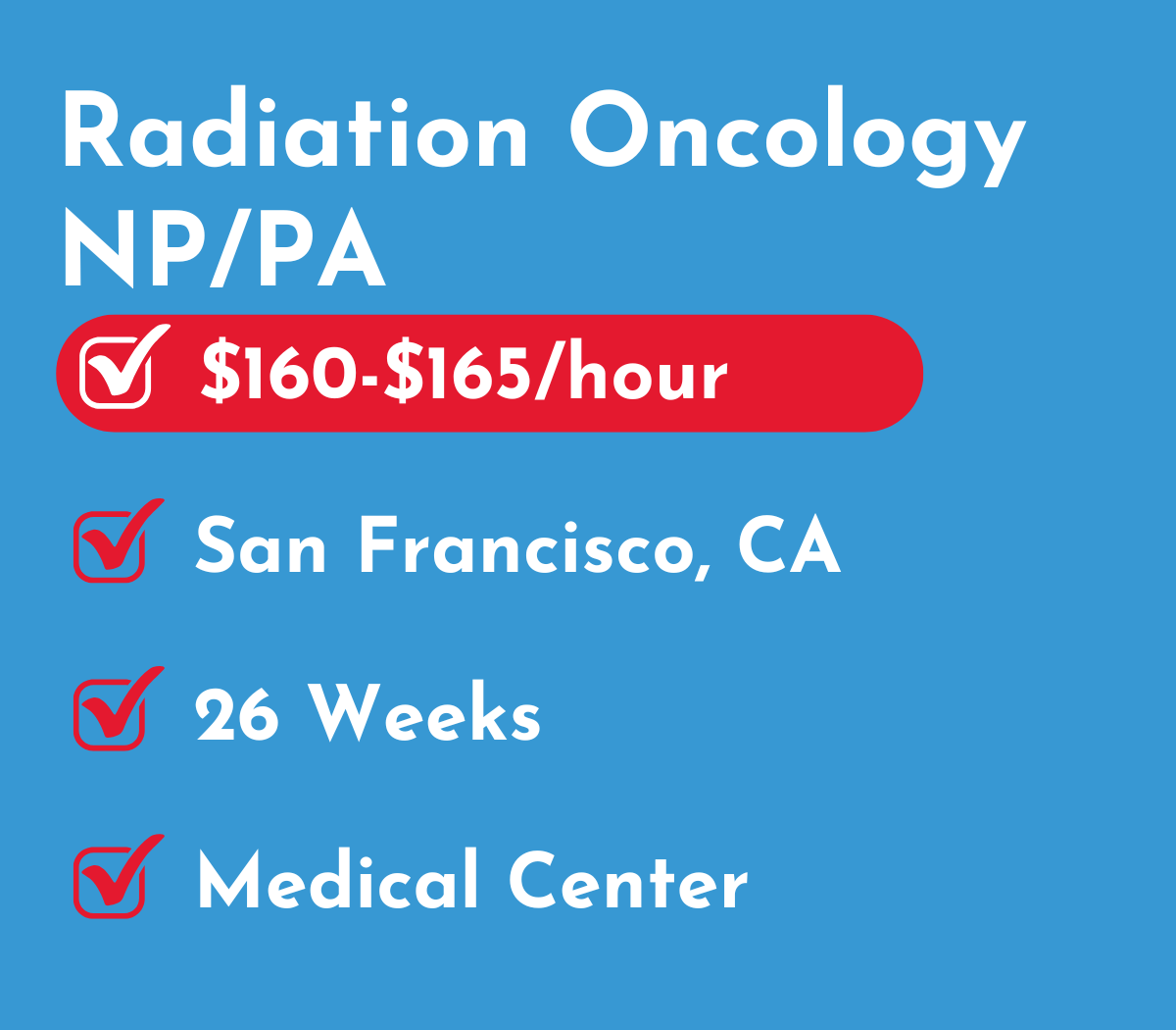 Radiation Oncology Physician Assistant or Nurse Practitioner (NP/PA) | San Francisco, CA