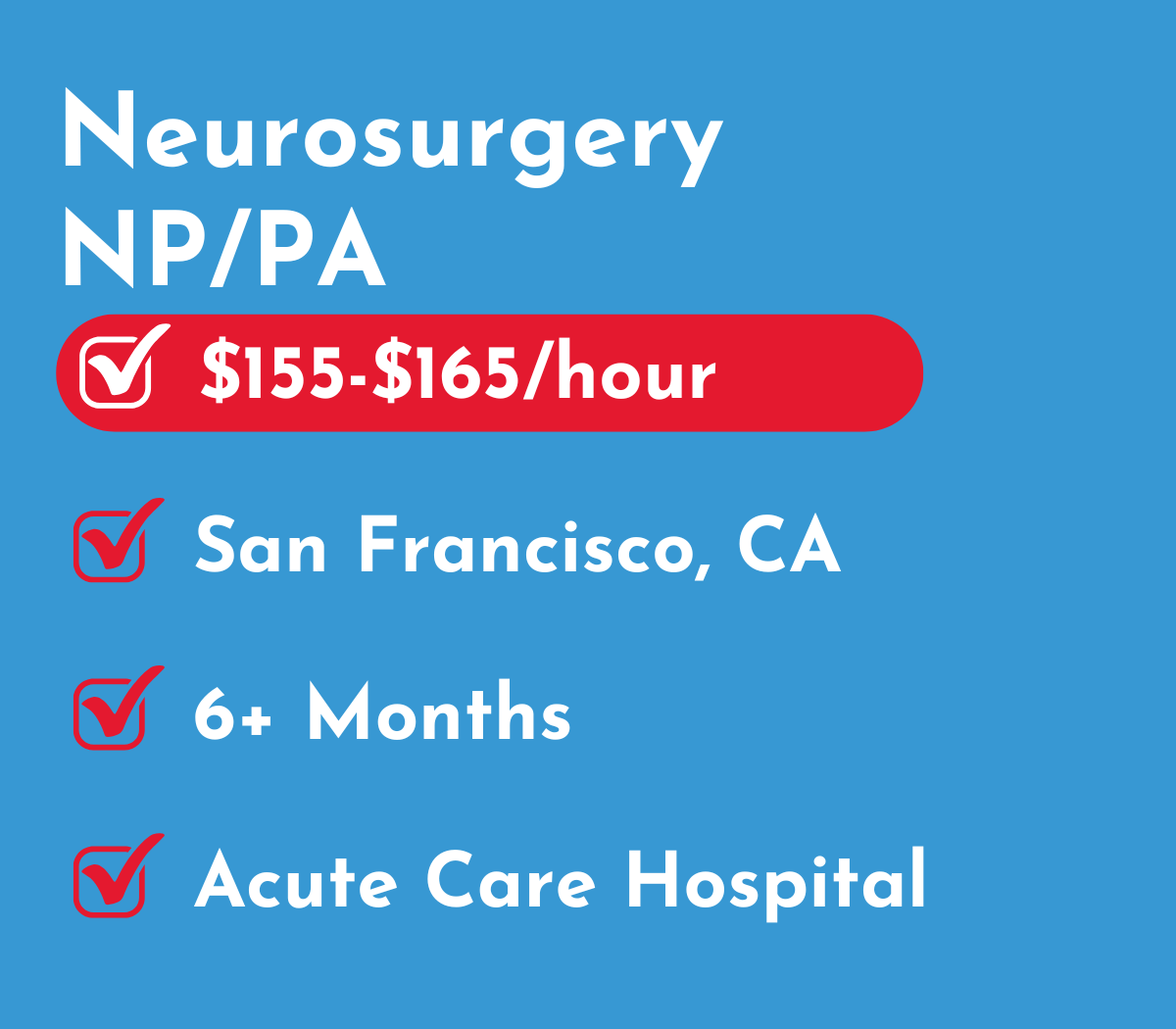 Neurosurgical Nurse Practitioner or Physician Assistant | San Francisco, CA