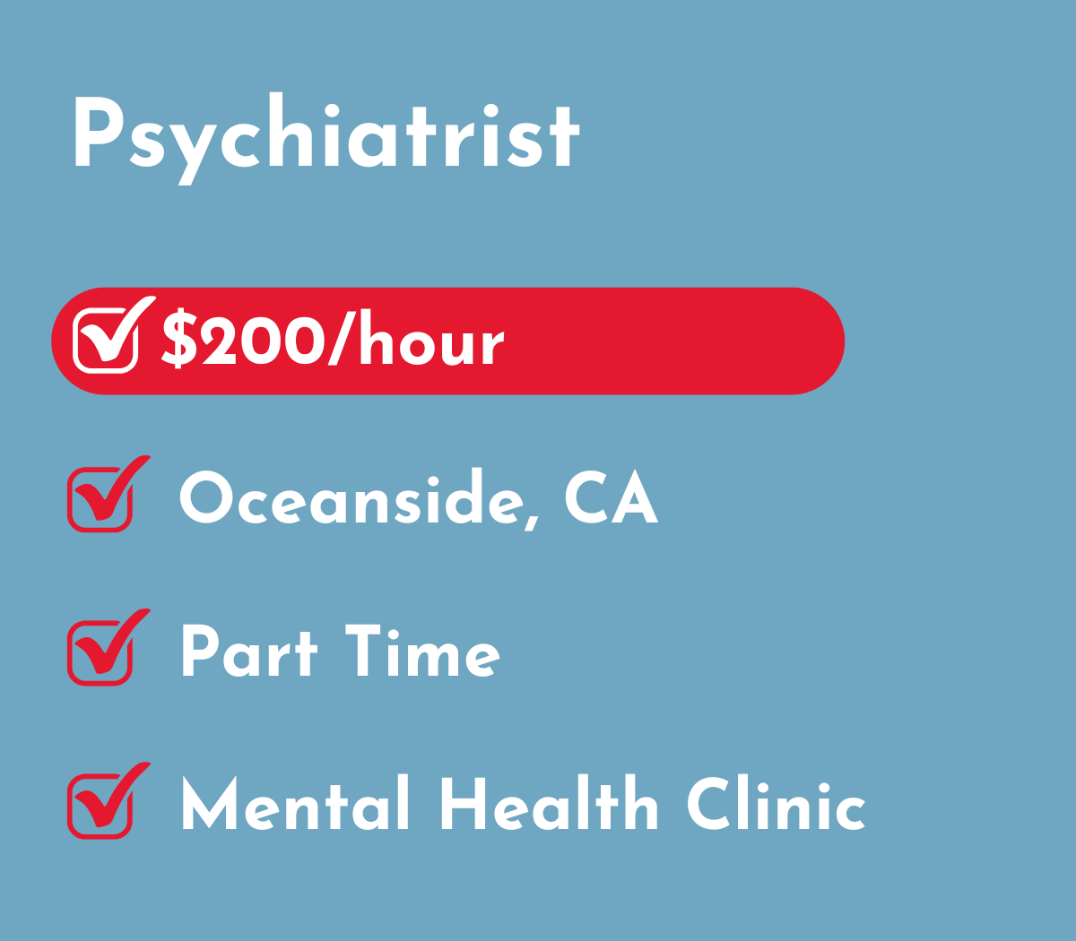 Psychiatrist | Oceanside, CA
