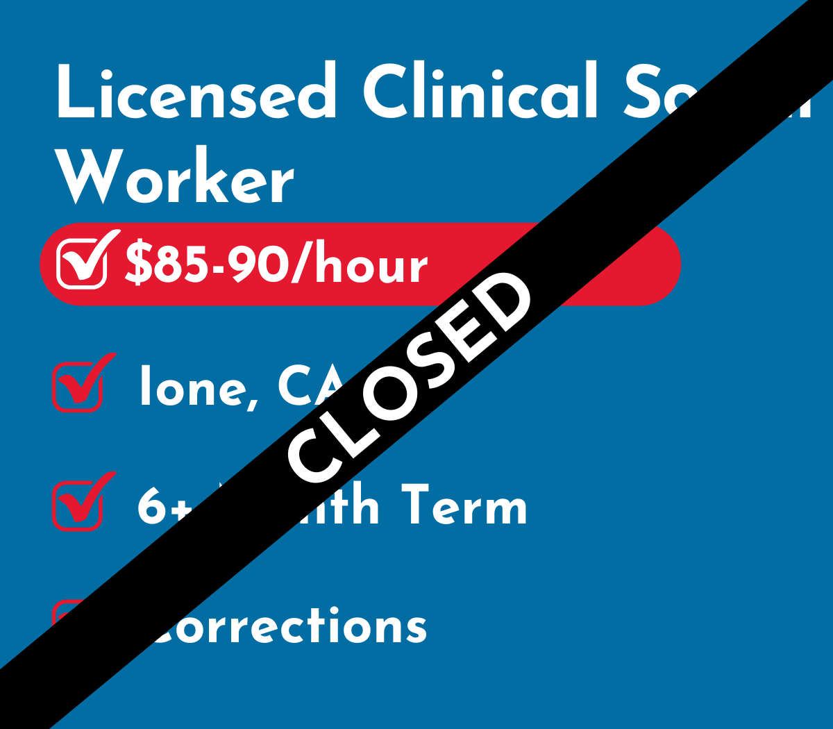 Licensed Clinical Social Worker (LCSW) | Ione, CA