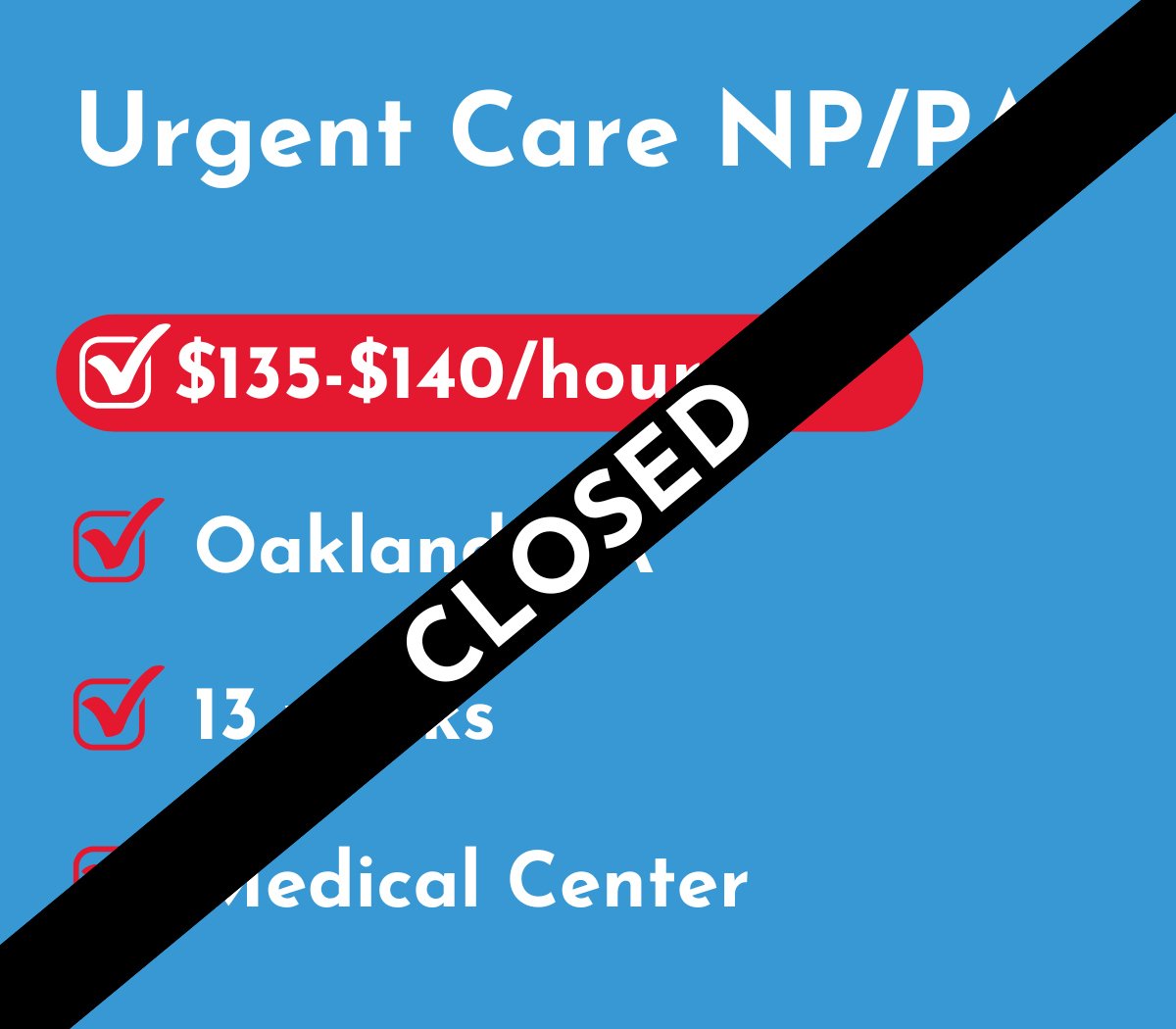 Urgent Care Nurse Practitioner or Physician Assistant (NP/PA) | Oakland, CA