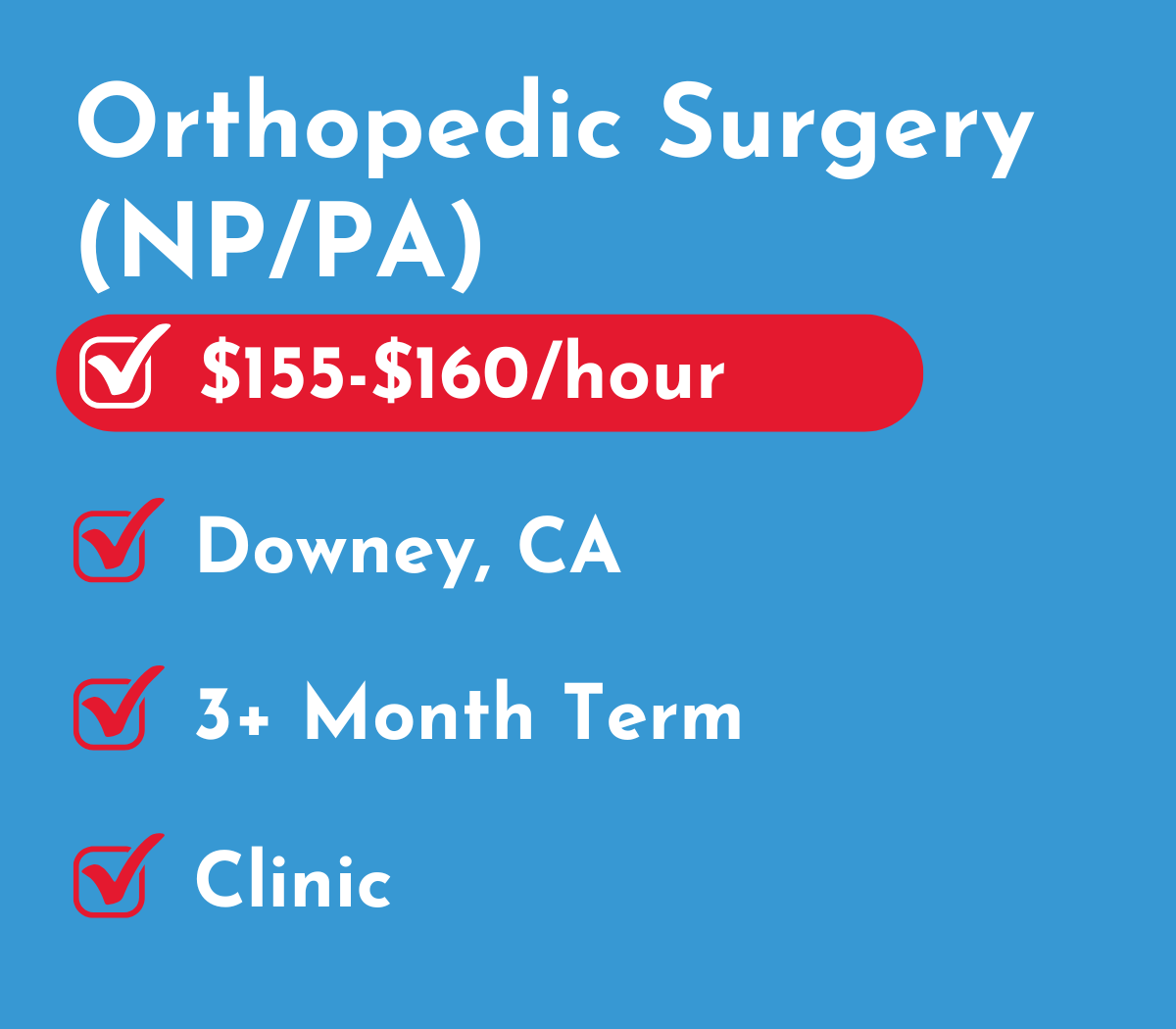 Orthopedic Surgery Nurse Practitioner or Physician Assistant (NP/PA) | Downey, CA