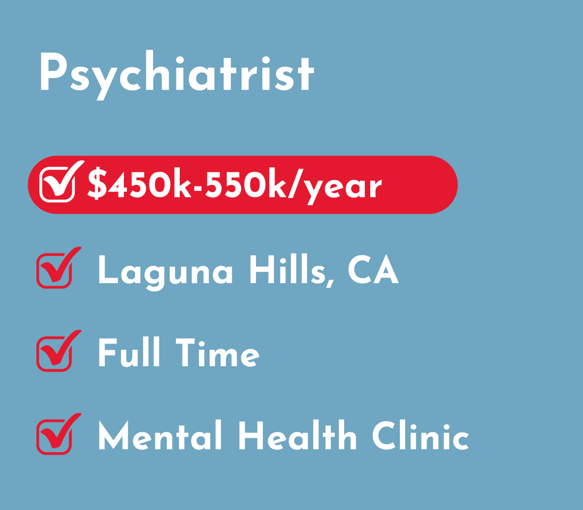 Psychiatrist | Laguna Hills, CA