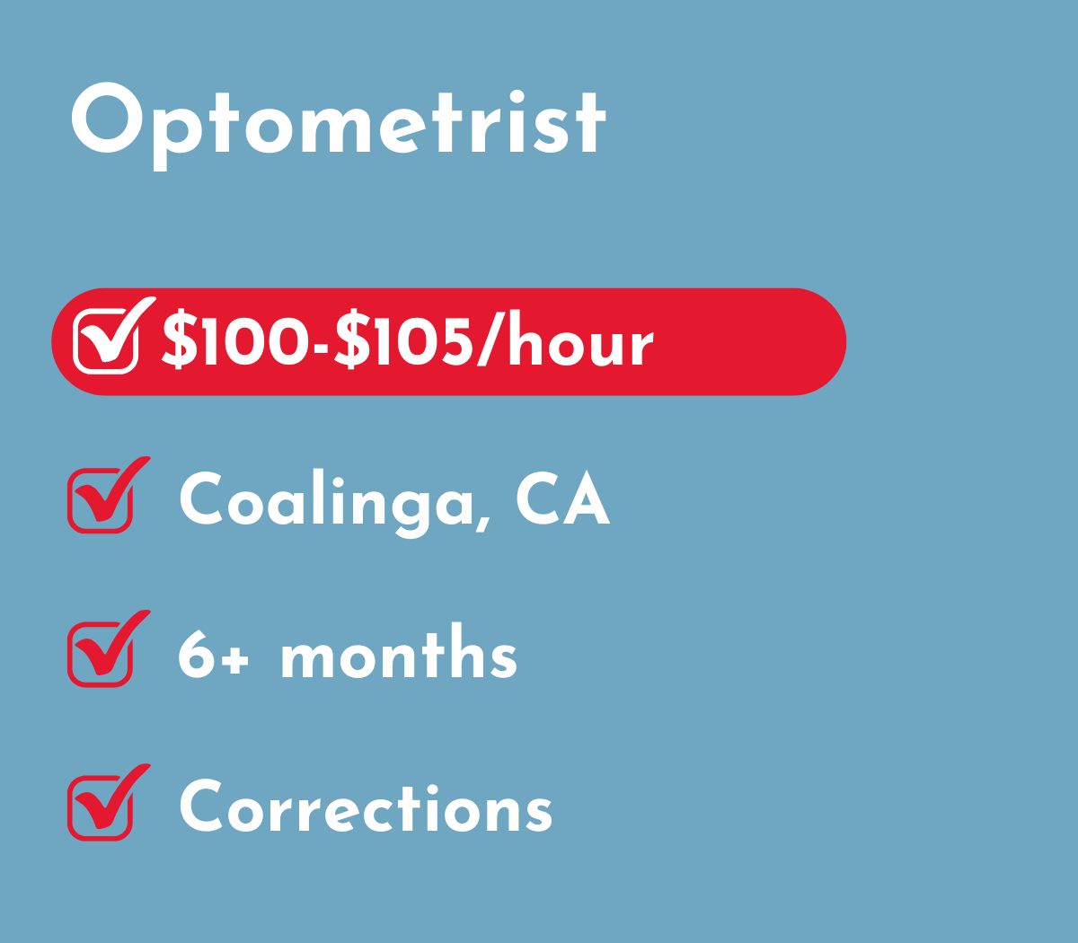 Optometrist | Coalinga, CA