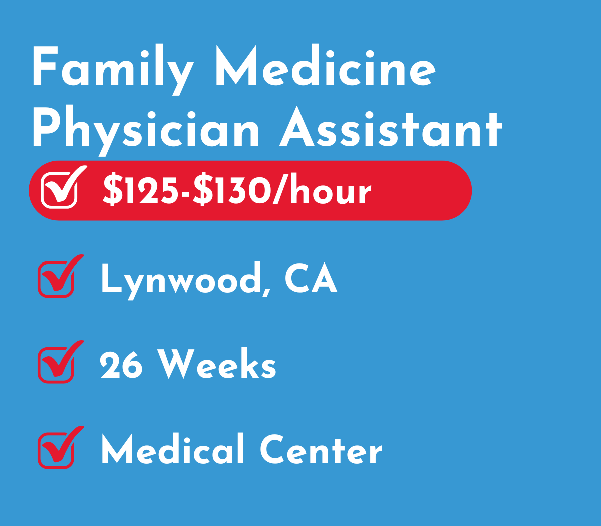 Family Medicine Physician Assistant (PA) | Lynwood, CA