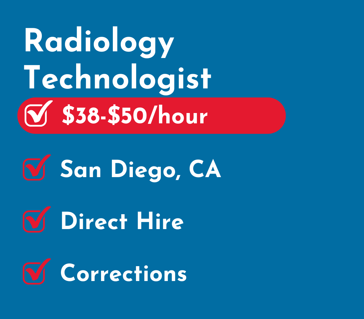 Radiology Technologist | San Diego, CA