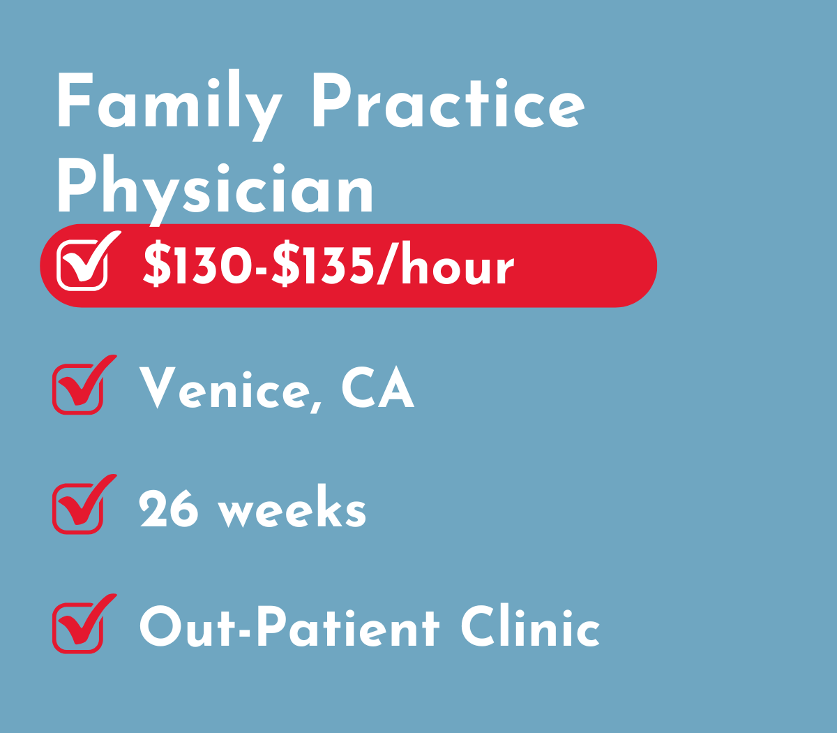 Family Practice Physician | Venice, CA