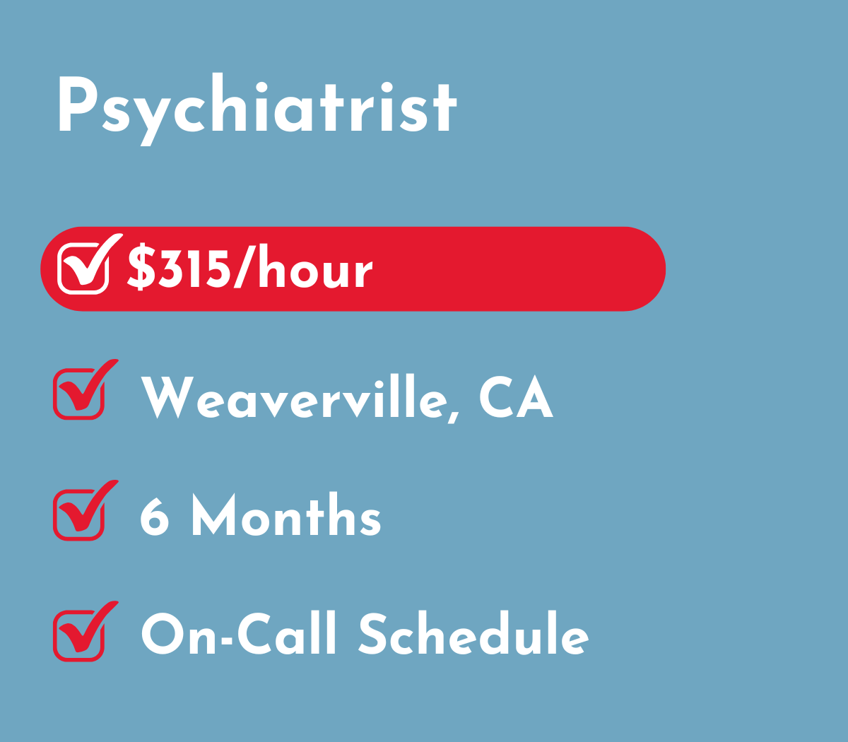 Psychiatrist | Weaverville, CA