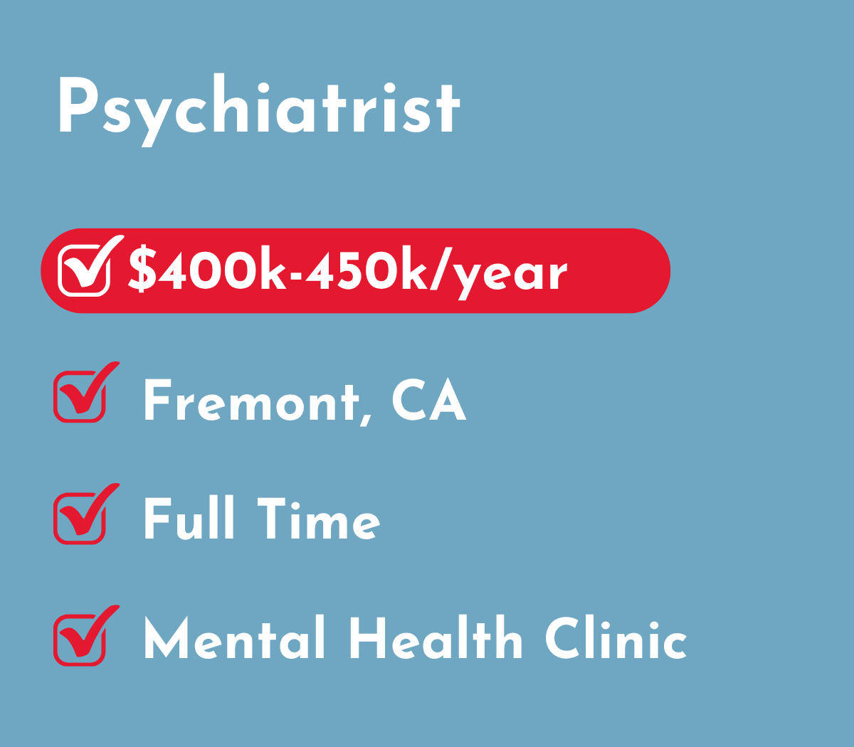 Psychiatrist | Fremont, CA