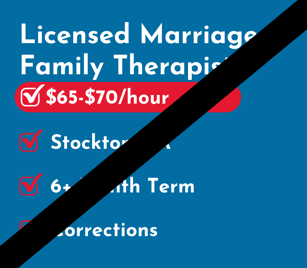 Licensed Marriage &amp; Family Therapist (LMFT) | Stockton, CA