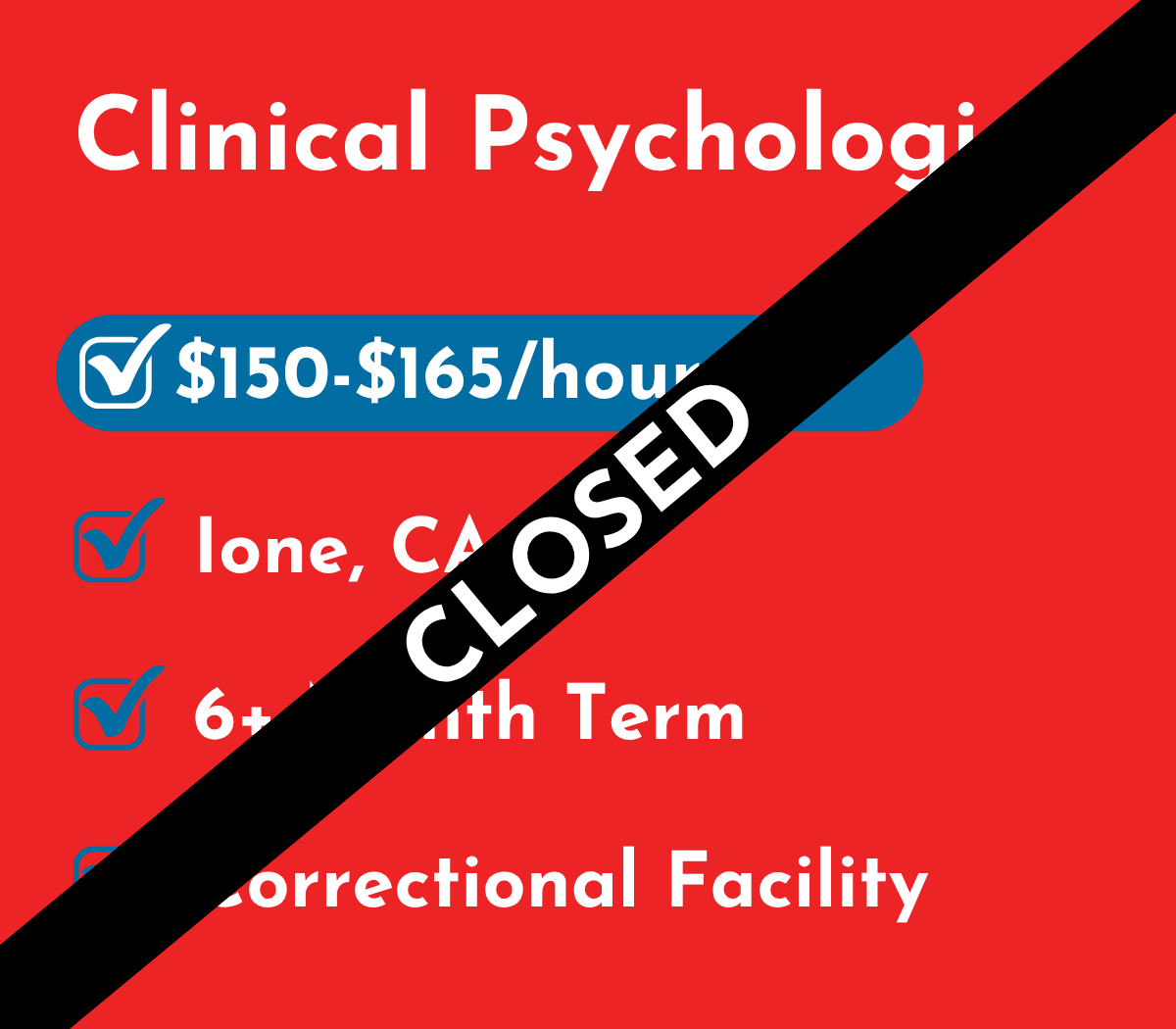 Clinical Psychologist | Ione, CA
