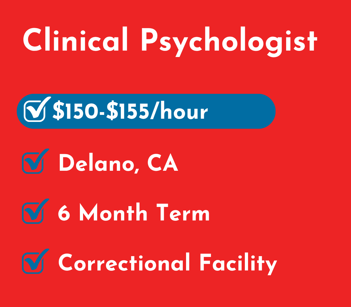 Clinical Psychologist | Delano, CA